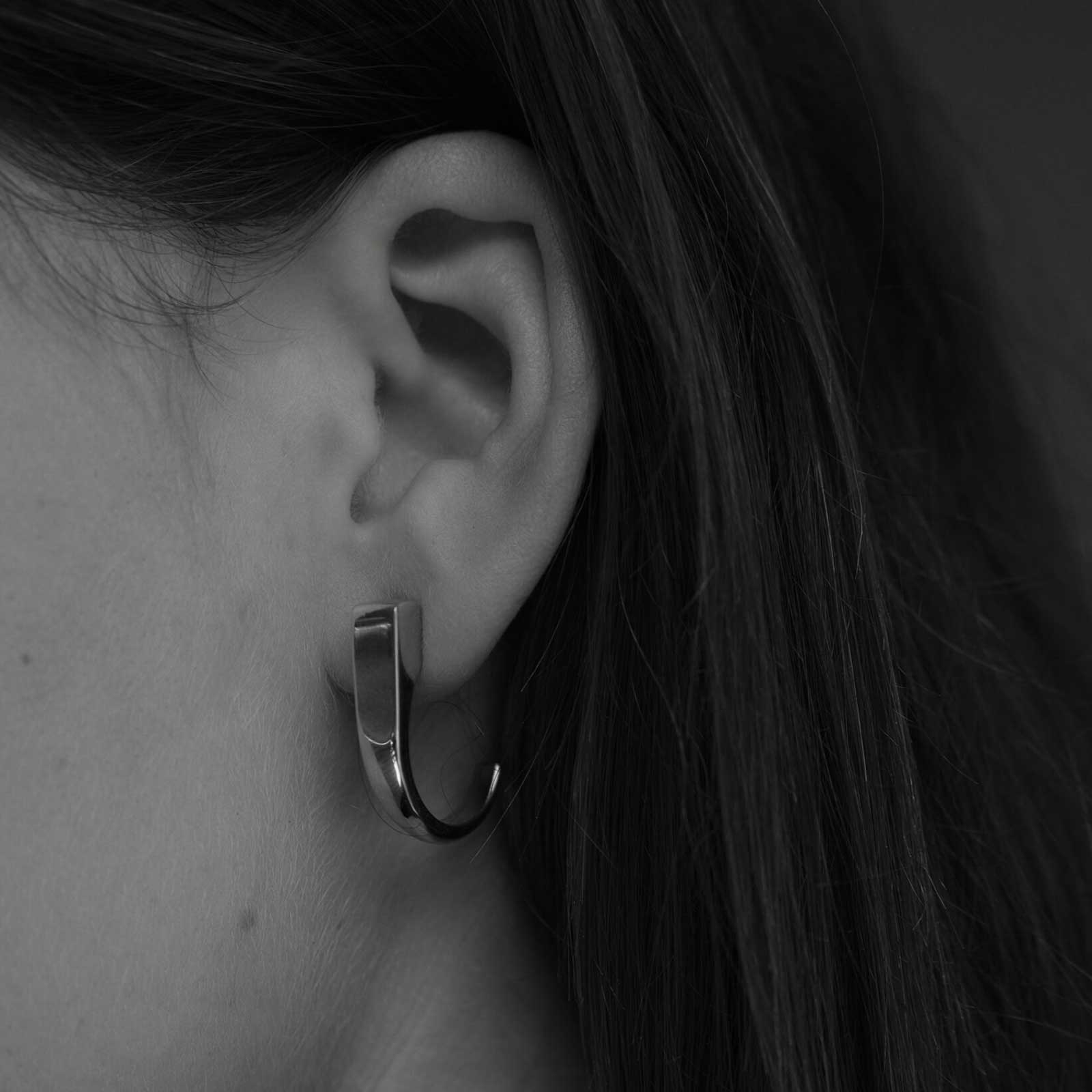 Alike Earrings silver Bandhu Jewelery