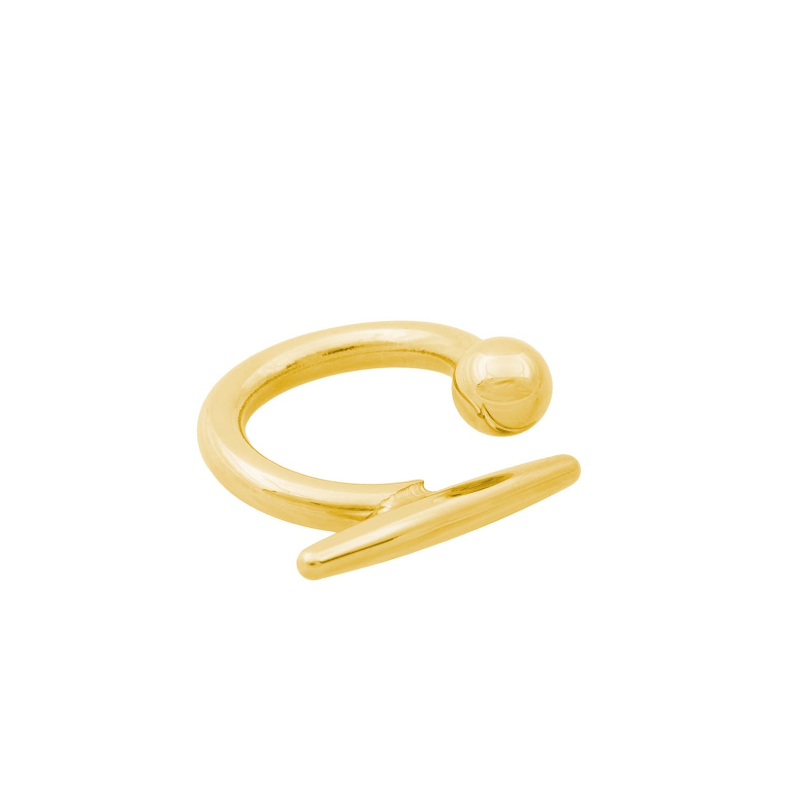 Conflicting Ring gold Bandhu Jewelery