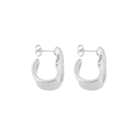 Dent Earrings silver