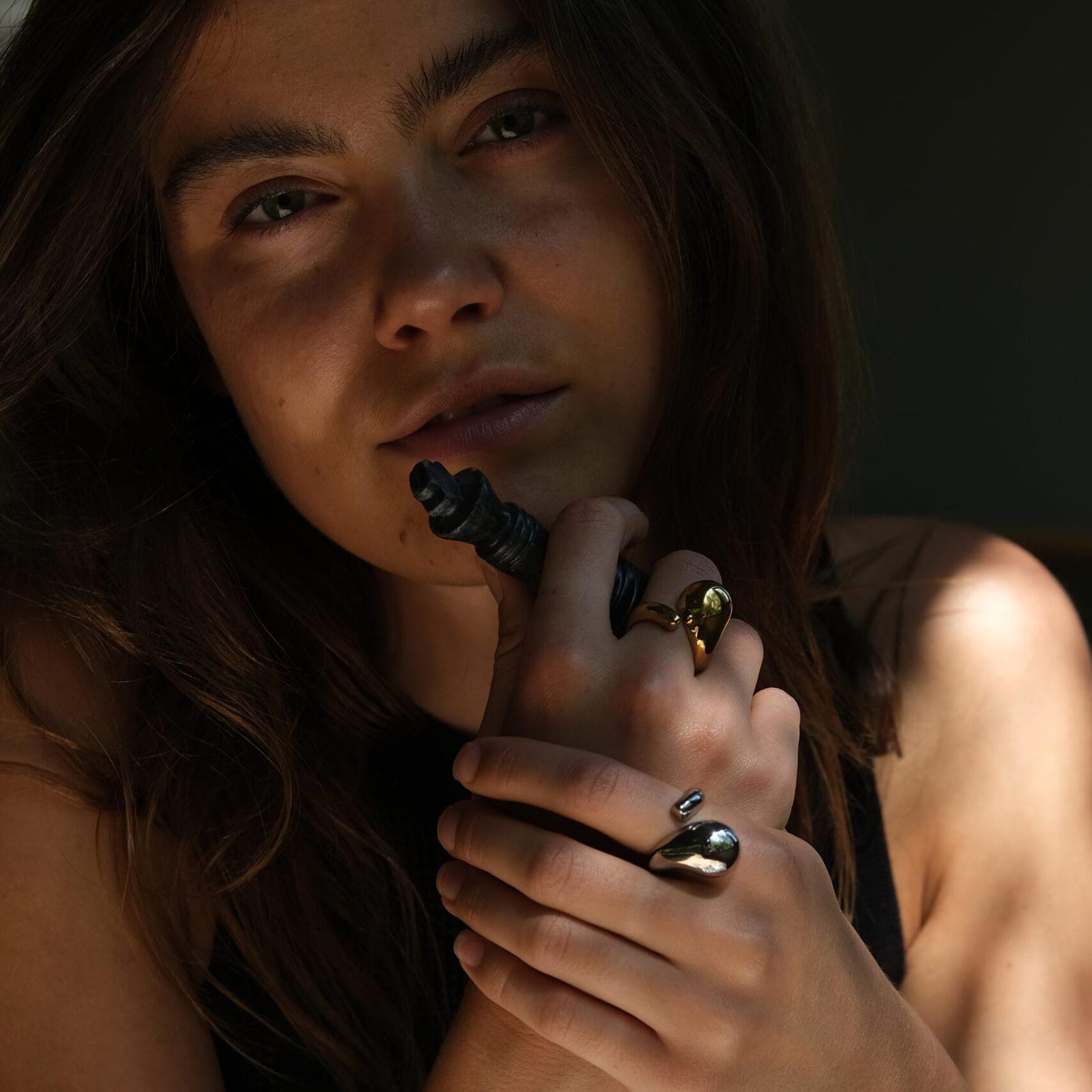 Liquefy Ring silver Bandhu Jewelery