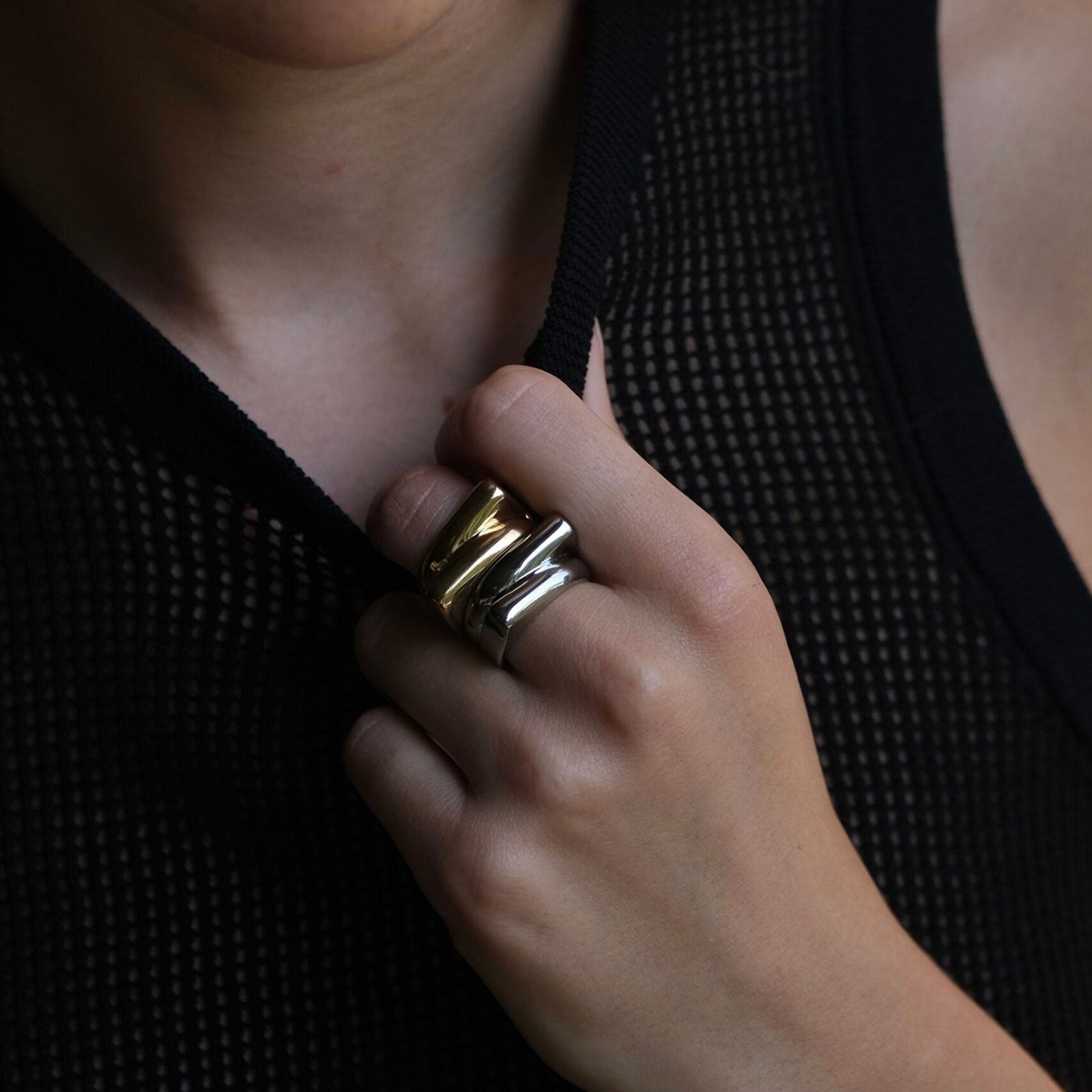 Alike Ring gold Bandhu Jewelery