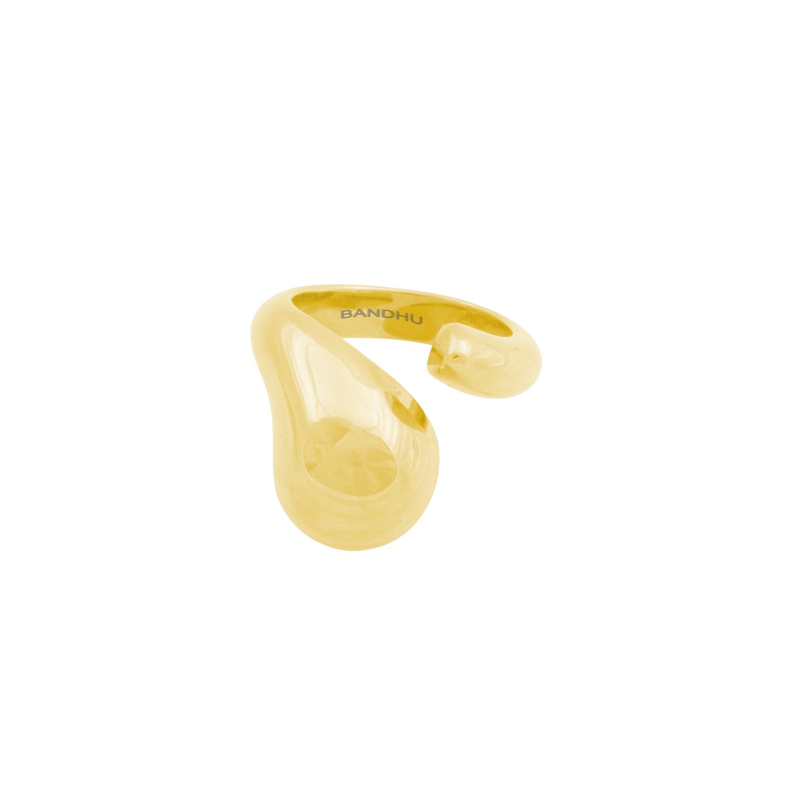 Liquefy Ring gold Bandhu Jewelery