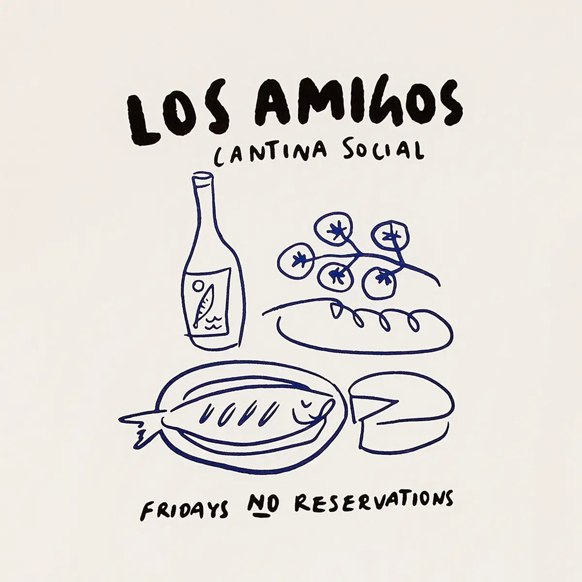 Amigos Tee natural Bask in the Sun