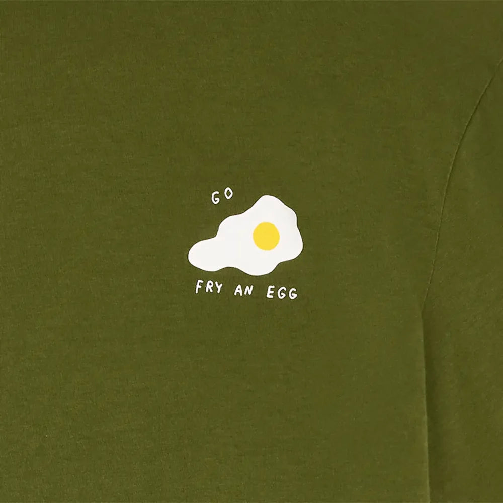 Egg Tee olive Bask in the Sun