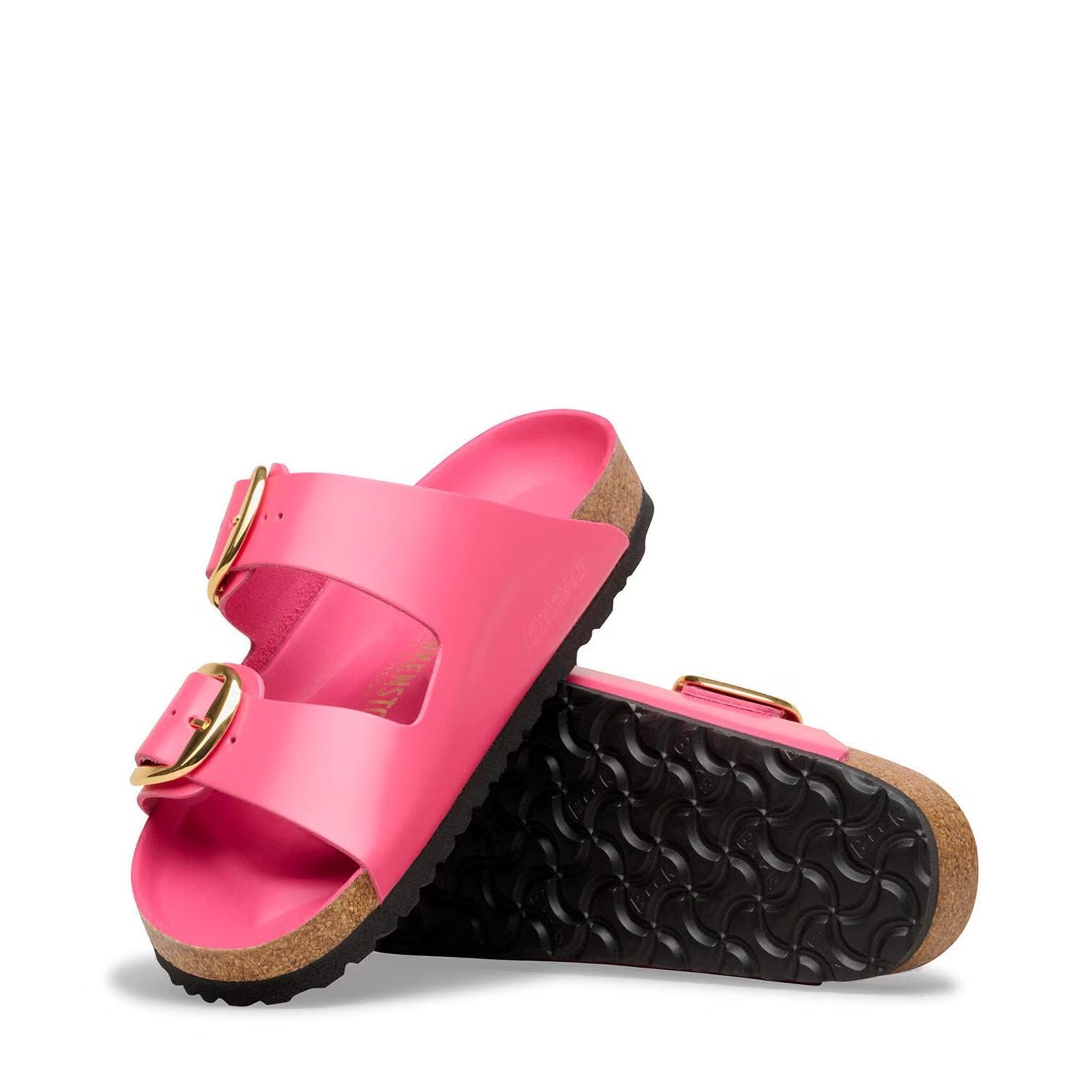Arizona Big Buckle Narrow Fit High-Shine fuchsia tulip Birkenstock
