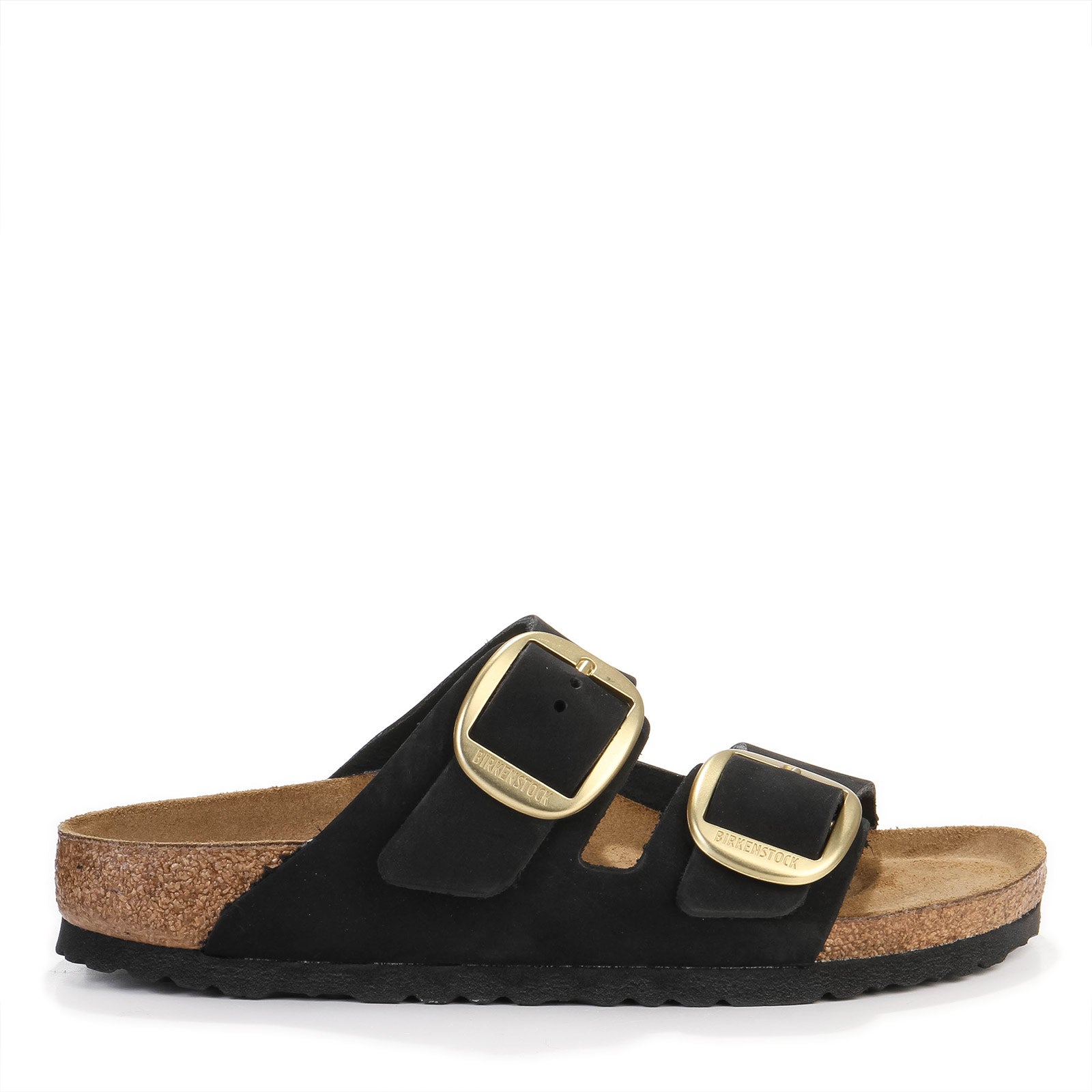 Arizona Big Buckle Nubuk Narrow Fit black