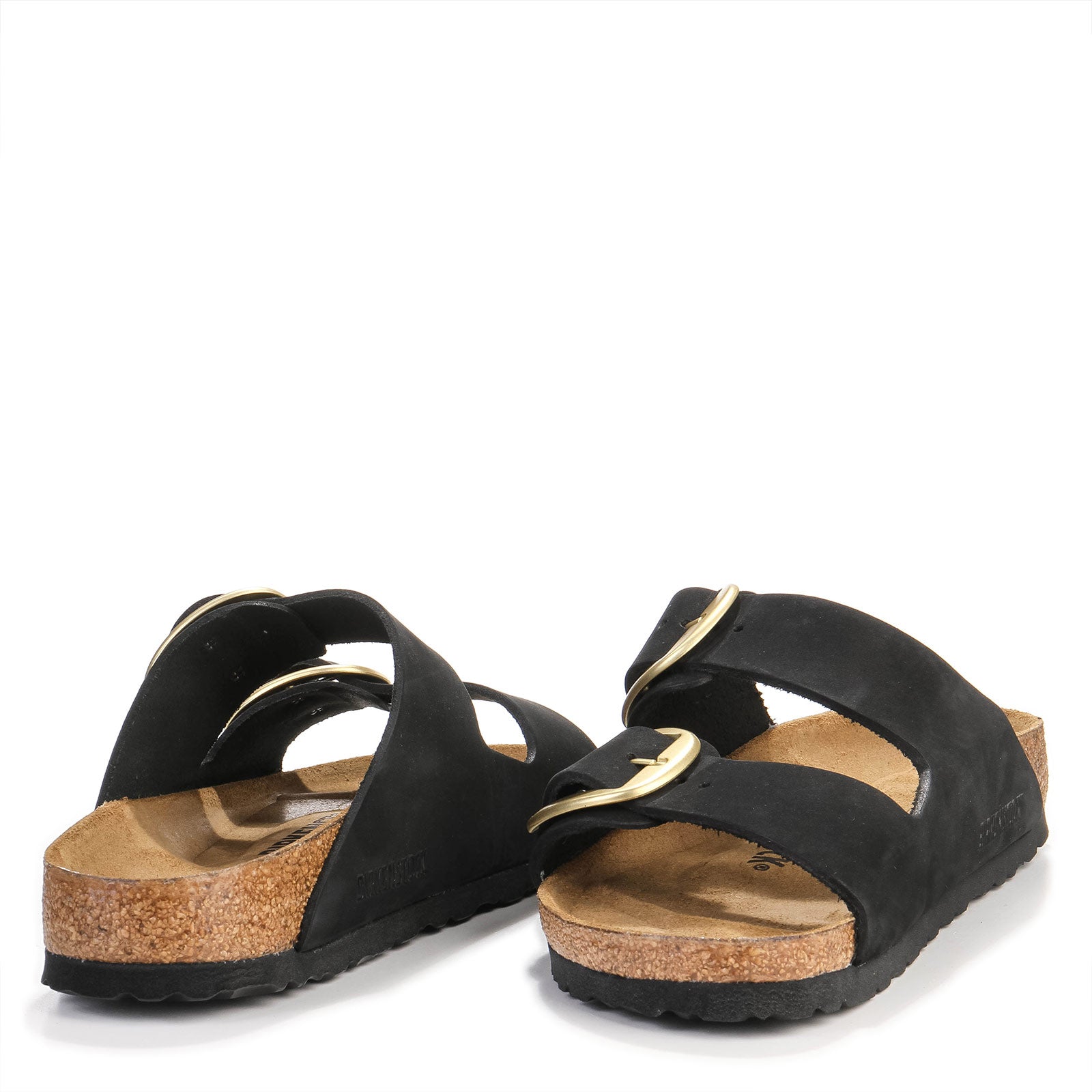 Arizona Big Buckle Nubuk Narrow Fit black