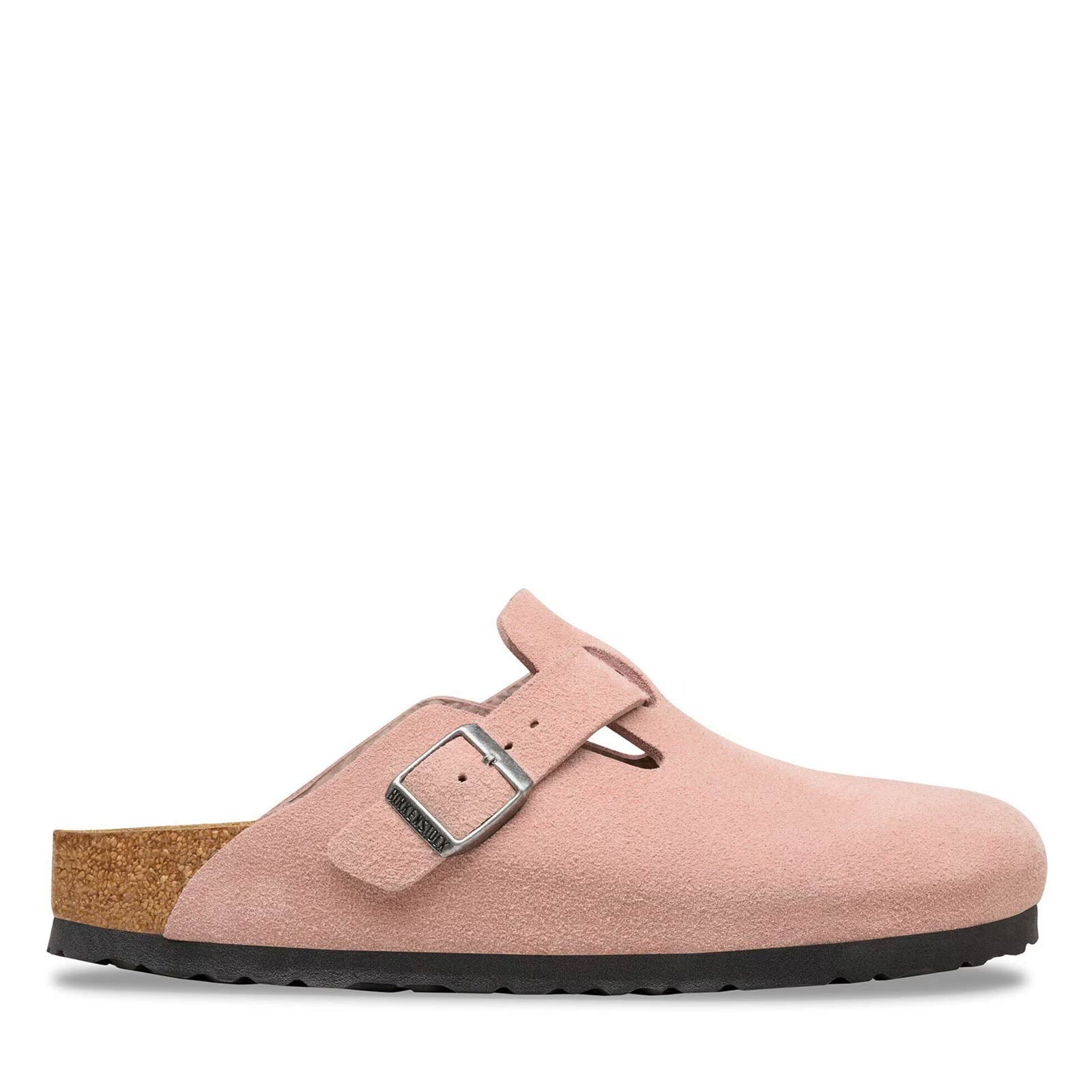 Boston Suede Narrow Fit pink clay Birkenstock