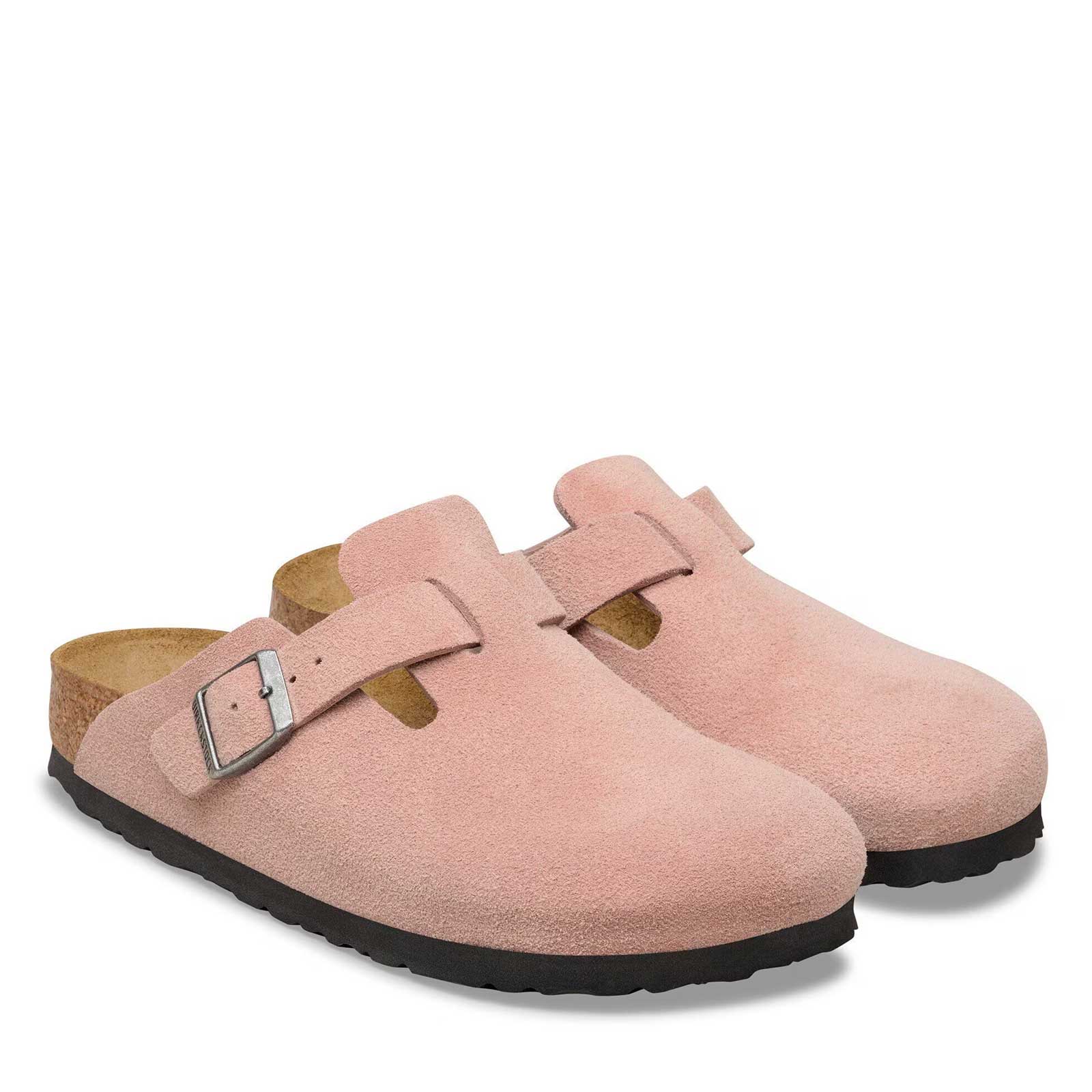 Boston Suede Narrow Fit pink clay Birkenstock