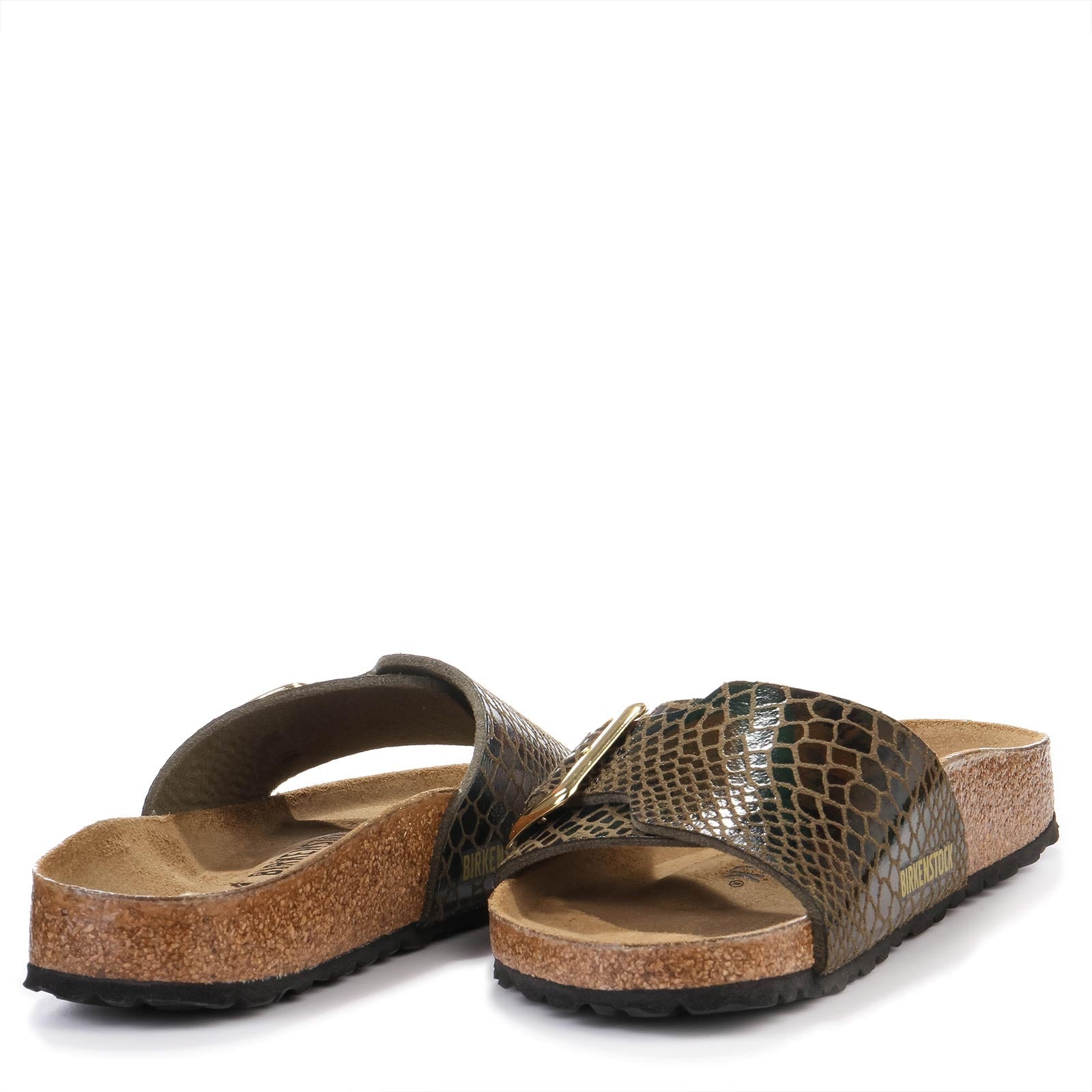 Catalina Cushion Buckle Narrow Fit shiny snake sage Birkenstock