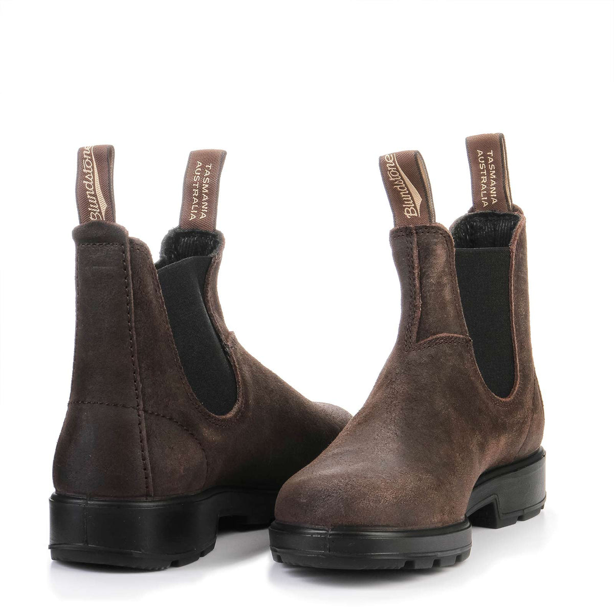 #2610 Elastic Sided Boot dark brown