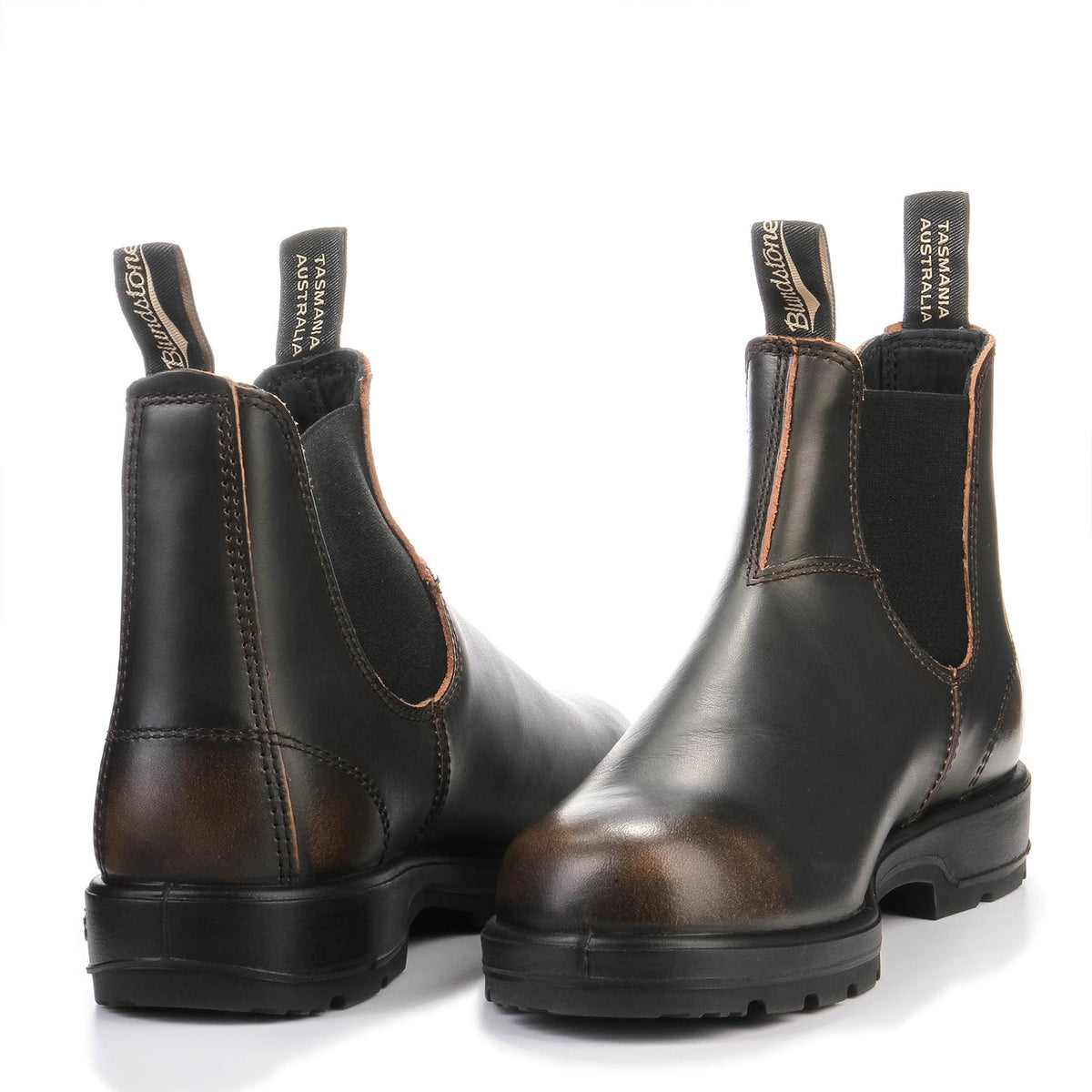#2440 Elastic Side Boot vintage brown