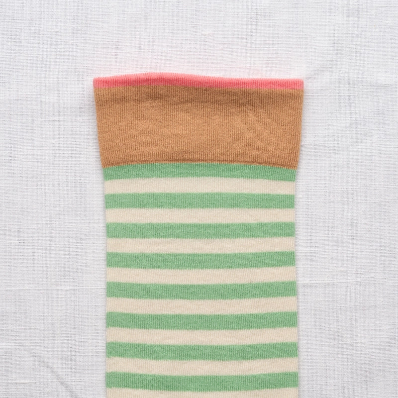Rayures lichen Socks RY1-35 Bonne Maison