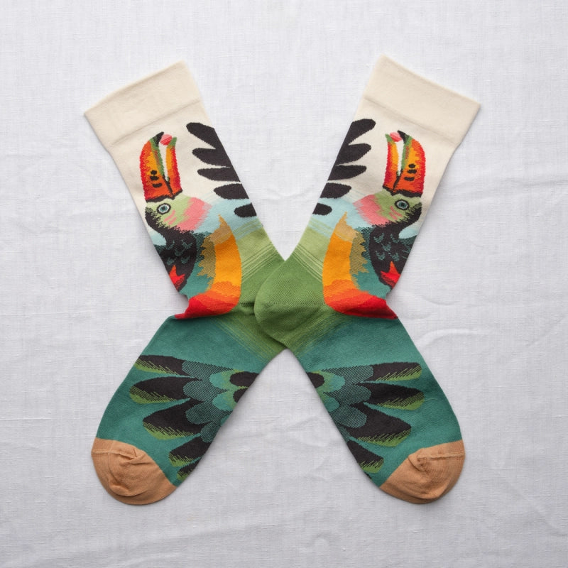 Toucan naturel Socks EV7-01 Bonne Maison