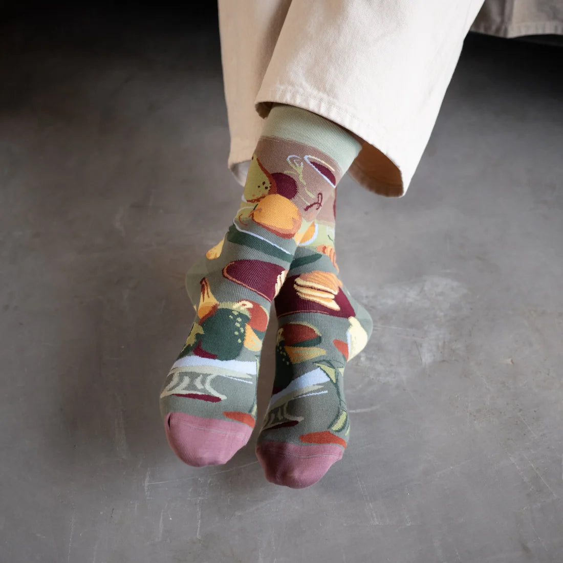 Verdigris Brunch Socks DC201