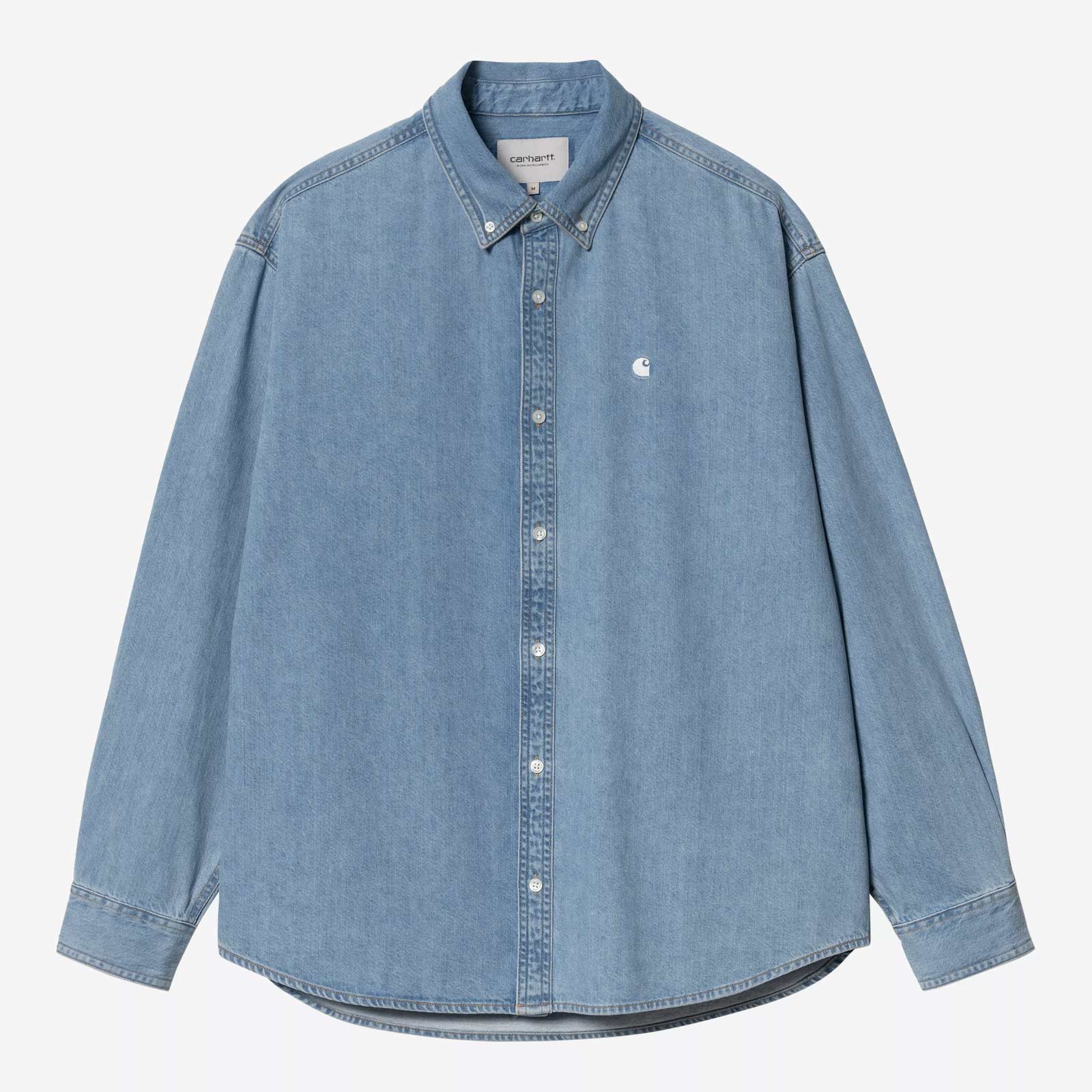 L/S Lucas Shirt blue bleached Carhartt WIP
