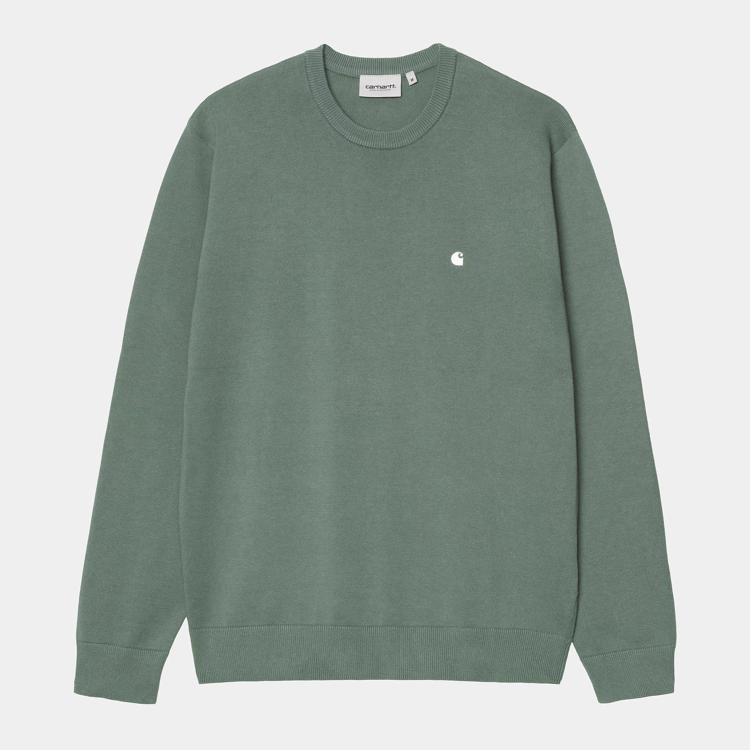 Madison Sweater silver pine/white