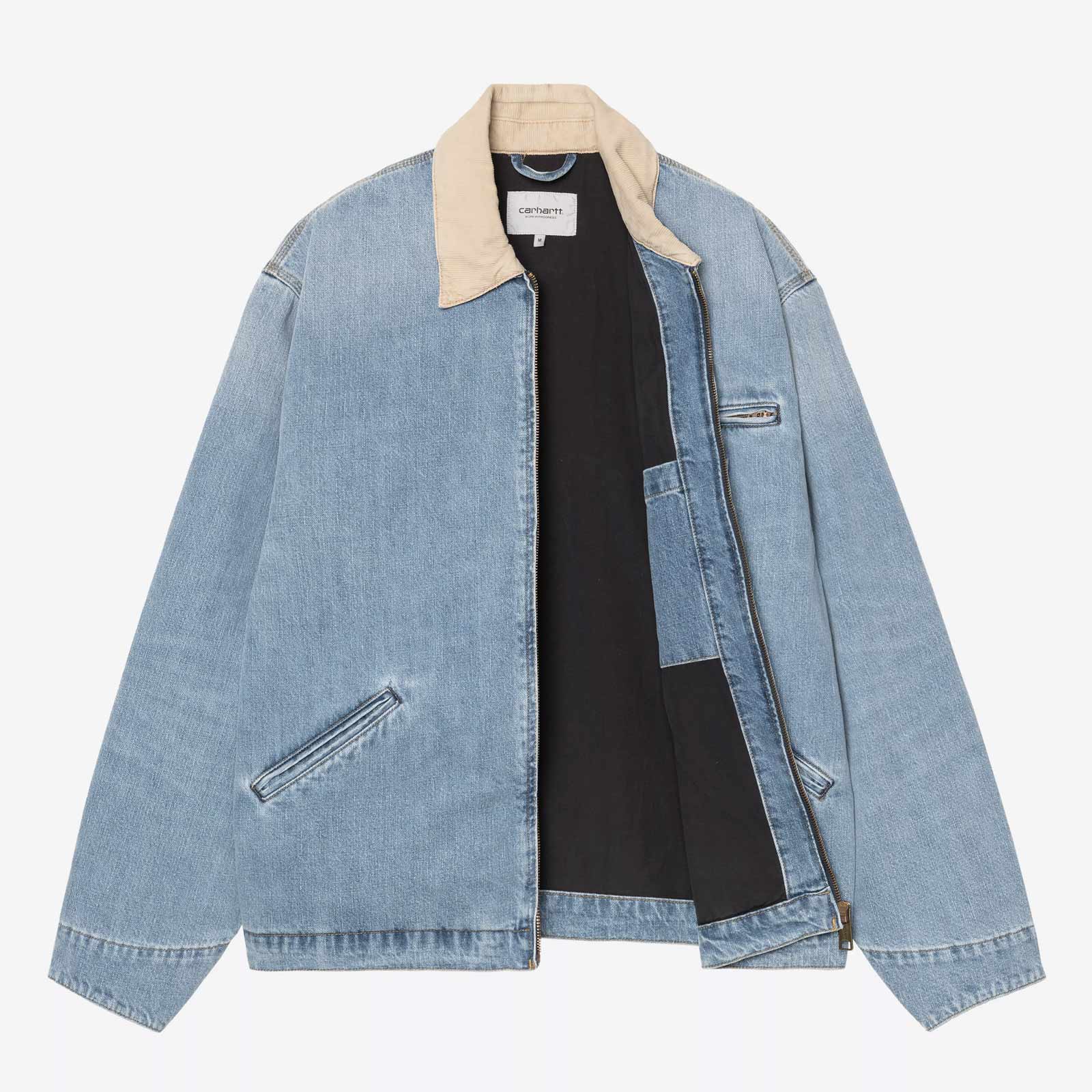 OG Detroit Jacket blue/dusty h brown burst washed Carhartt WIP