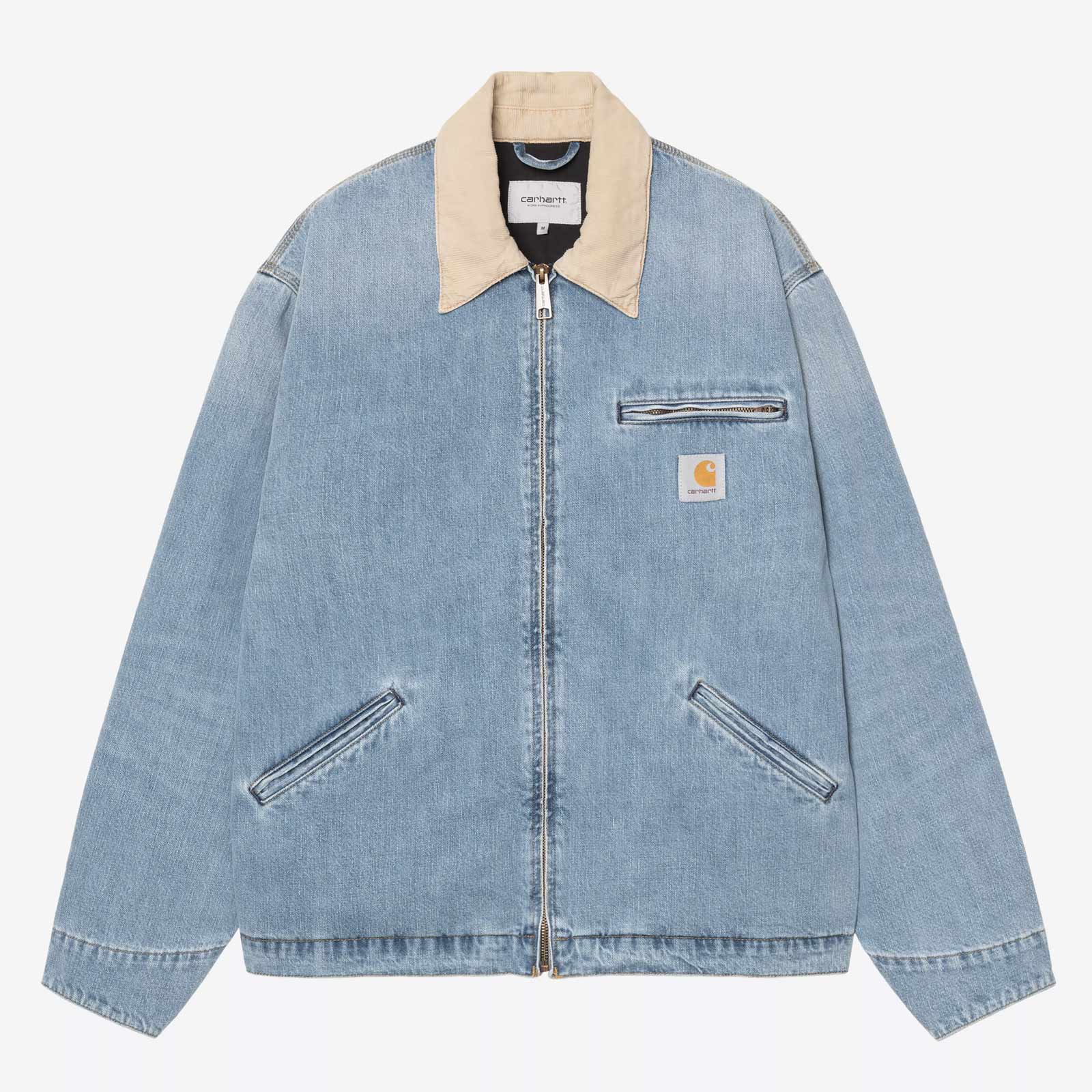 OG Detroit Jacket blue/dusty h brown burst washed Carhartt WIP
