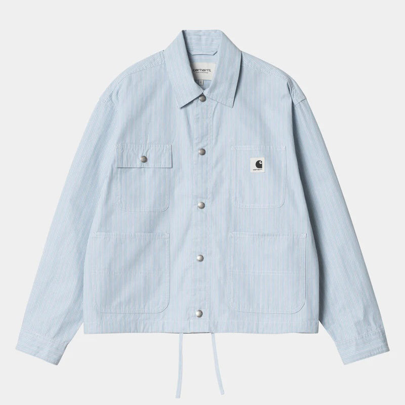 W' Nota Shirt Jacket Bova Stripe bluebird
