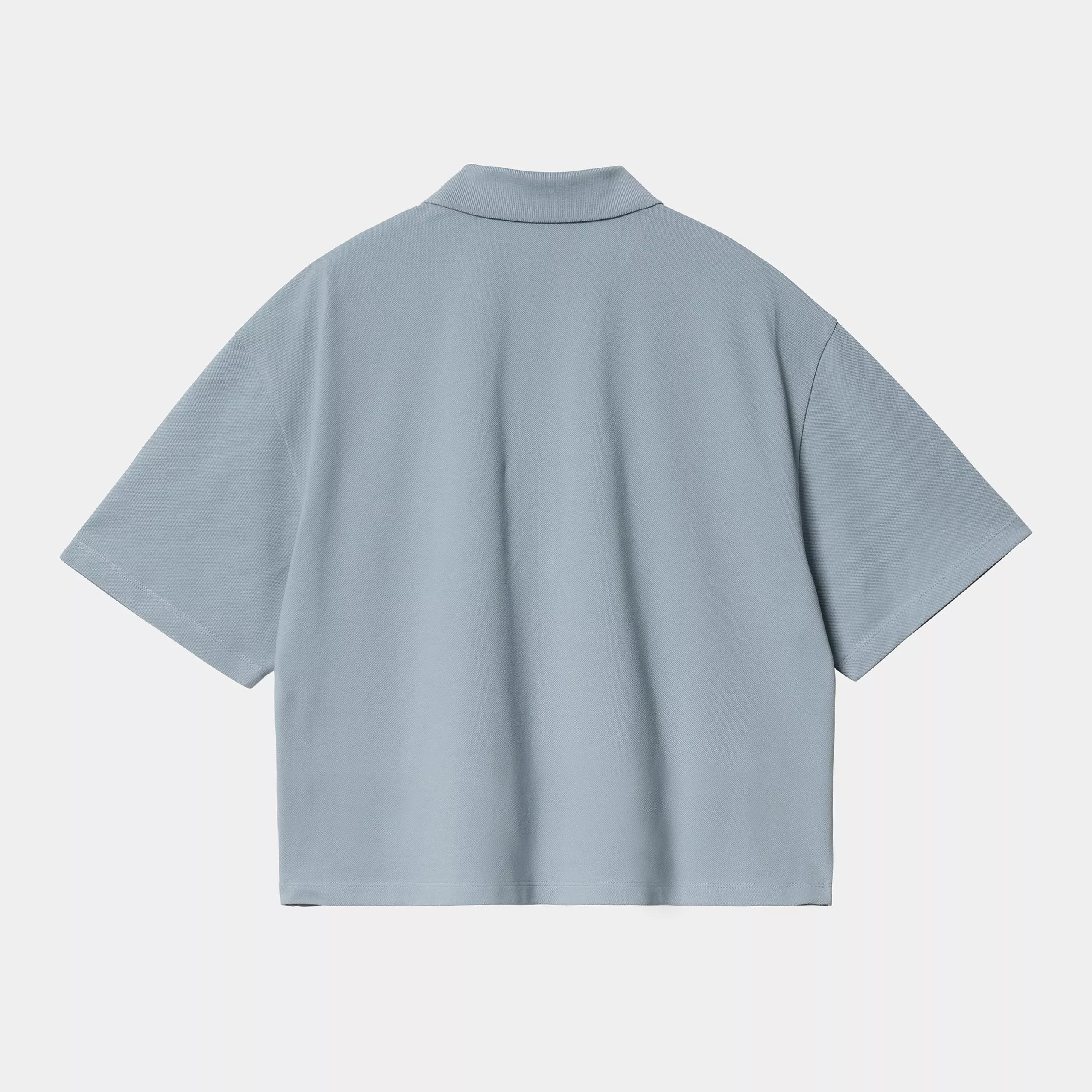 W' S/S Carhartt Script Polo frosted blue