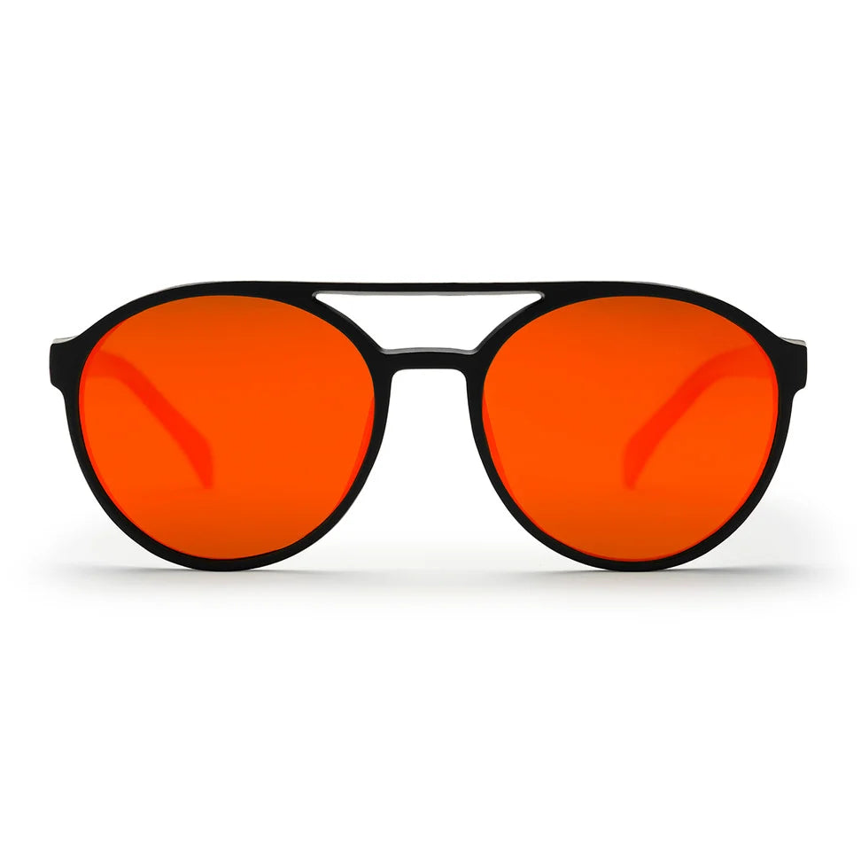 Rickard Sunglasses black/red mirror CHPO