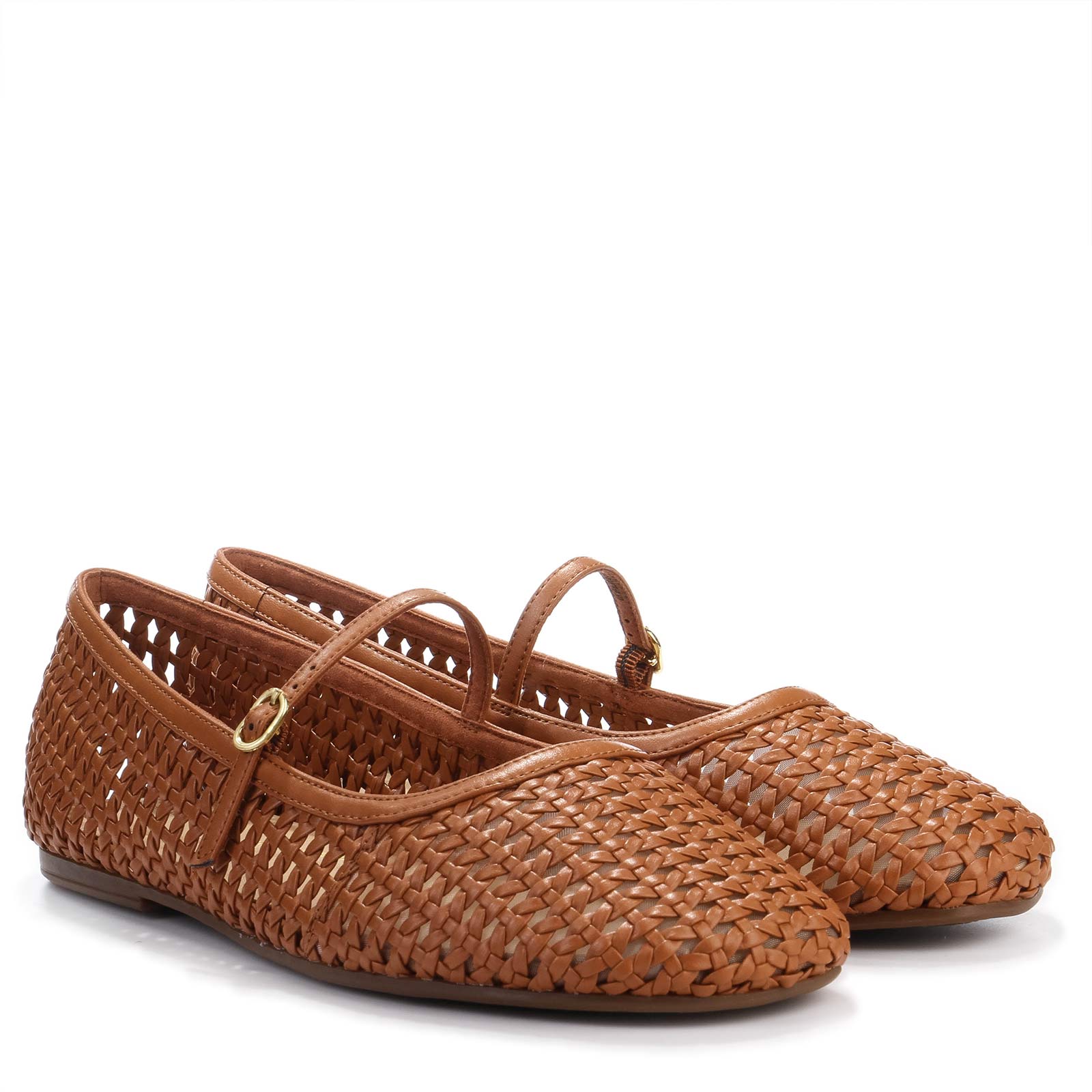 Livia Sky tan weave Clarks Originals