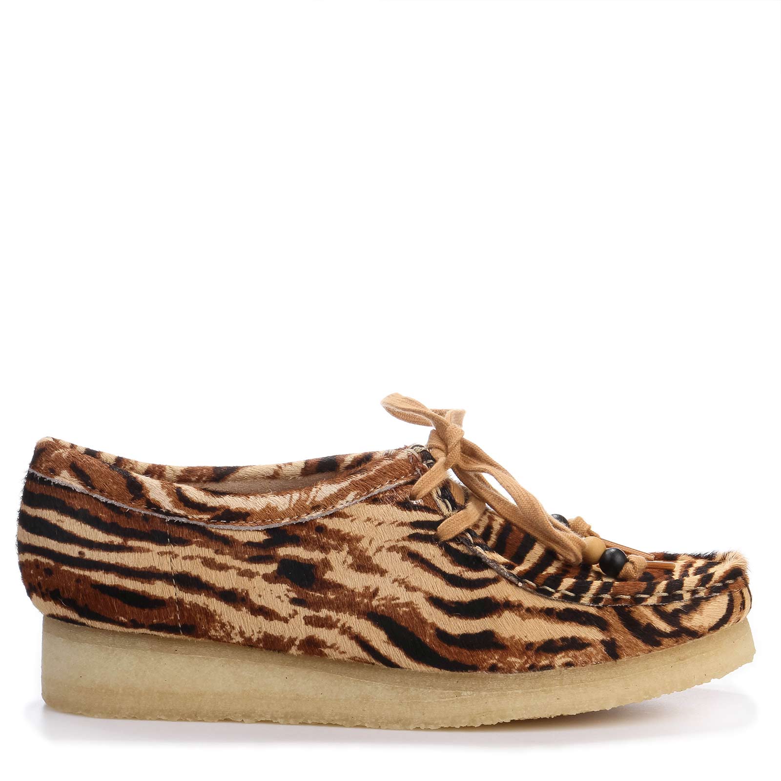 Wallabee W Suede tiger print Clarks Originals