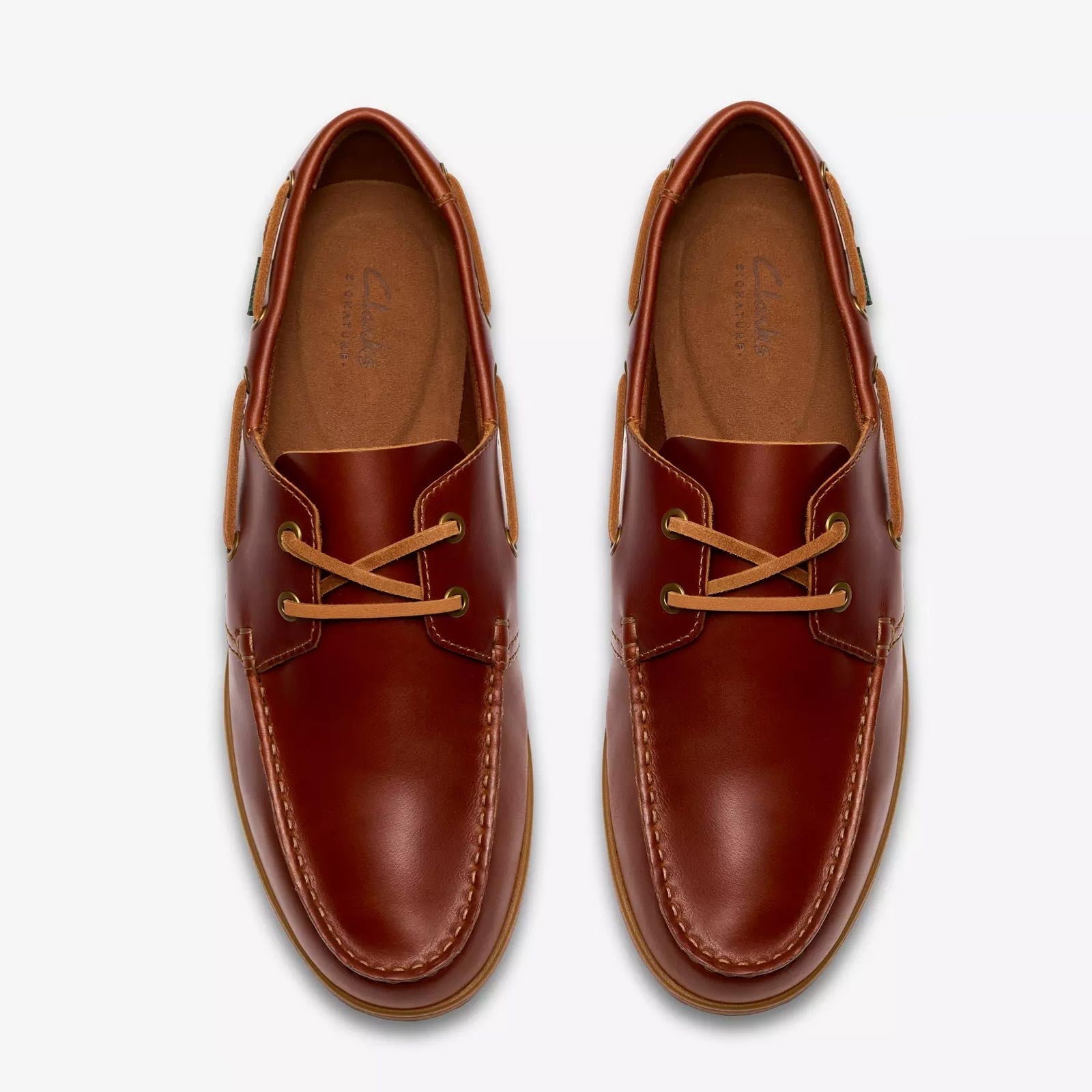 Charmouth Lace Leather tan Clarks Originals