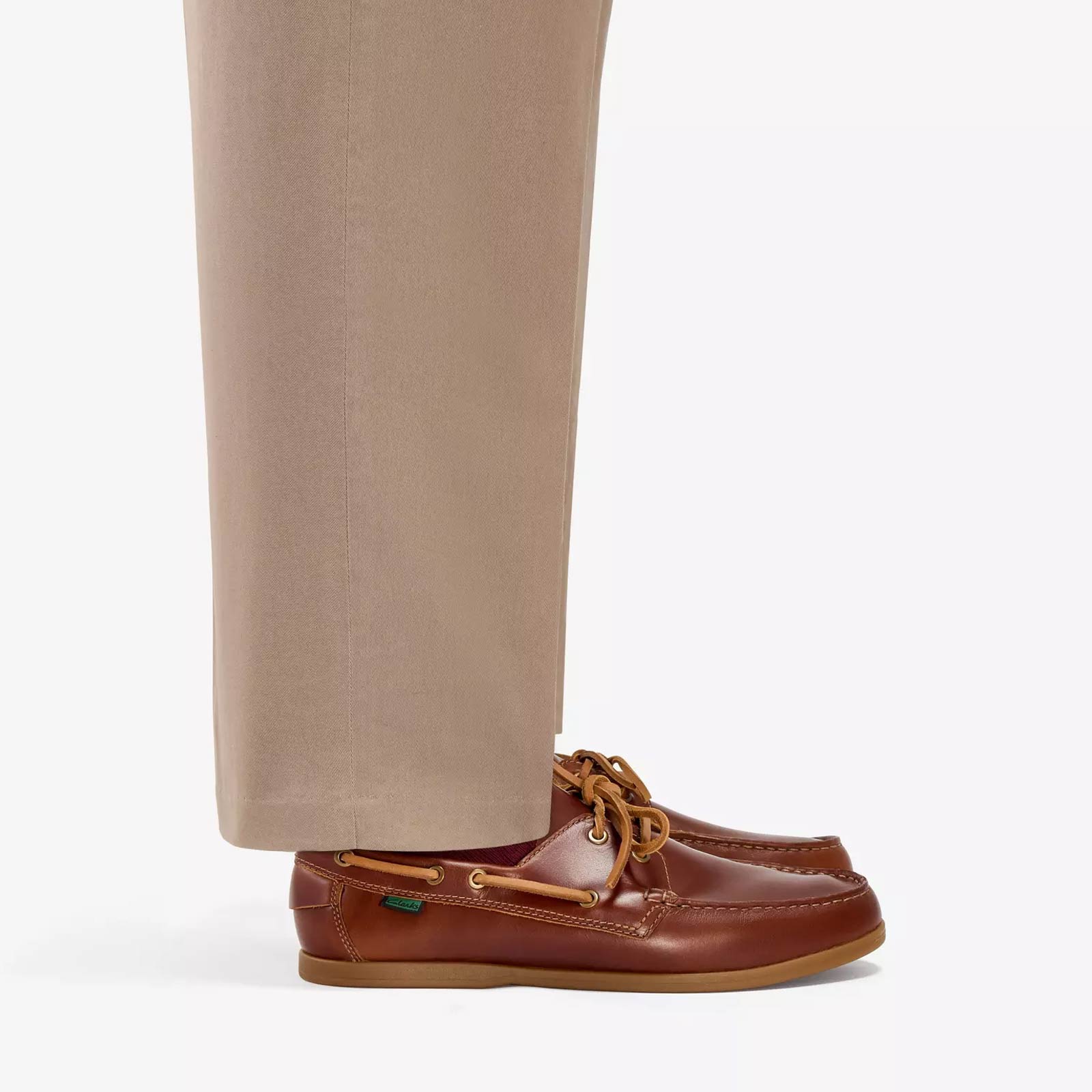 Charmouth Lace Leather tan Clarks Originals