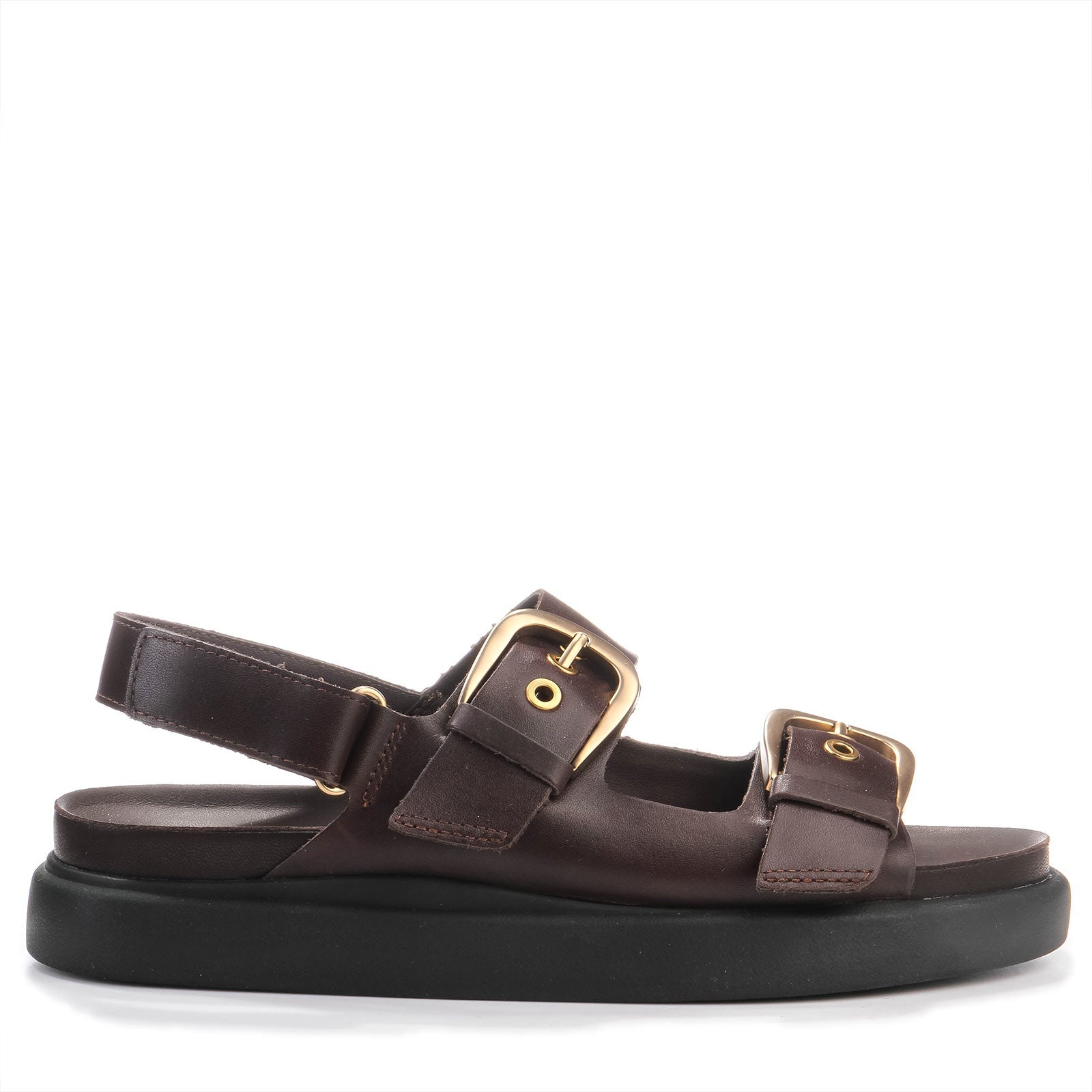 Aristella Bay Leather dark brown Clarks Originals