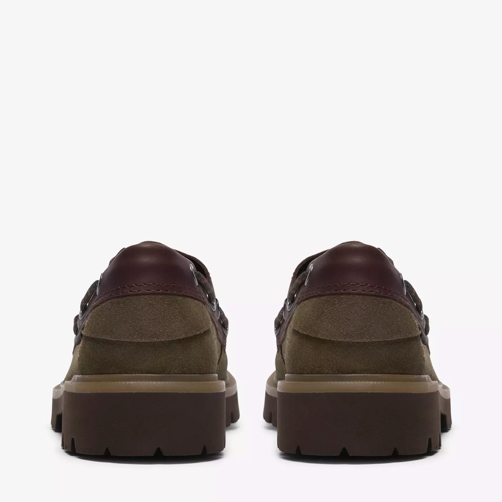 Cleyhill Boat Leather olive combination Clarks Originals