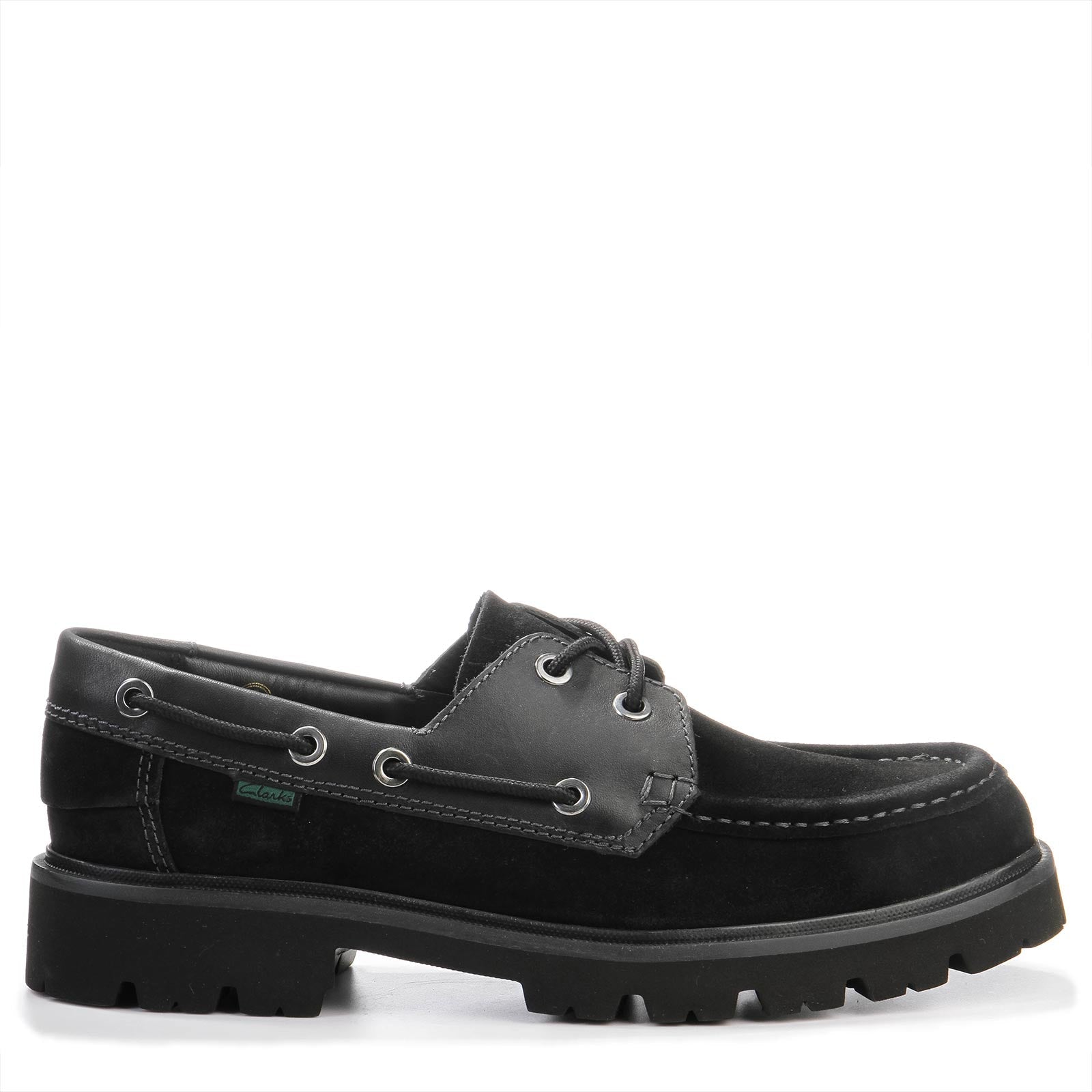 Cleyhill Boat Suede black Clarks Originals