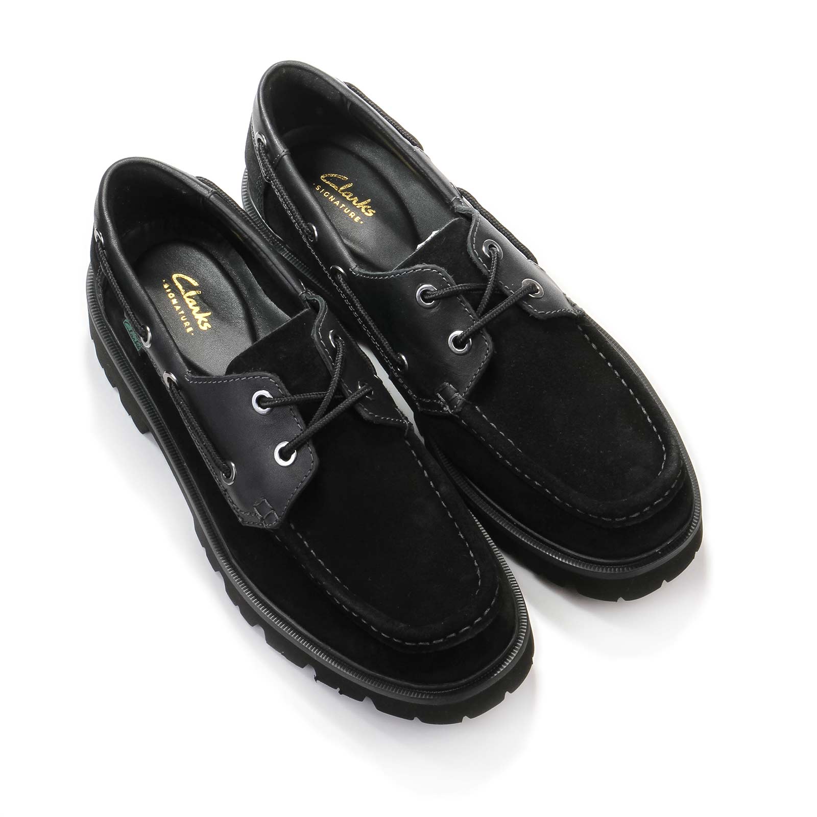 Cleyhill Boat Suede black Clarks Originals