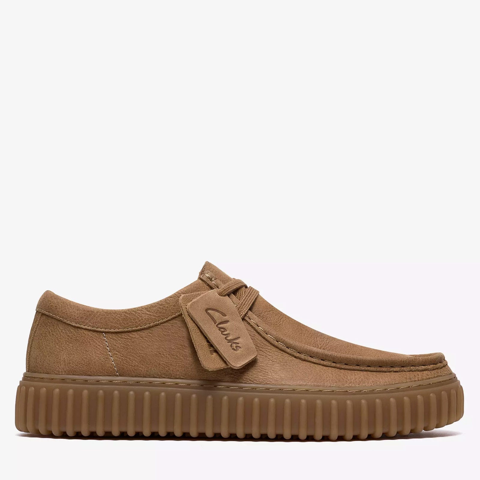 Torhill Lo Leather dark sand Clarks Originals
