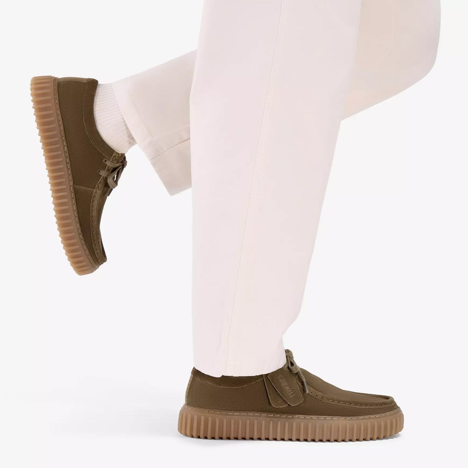 Torhill Lo Suede olive Clarks Originals