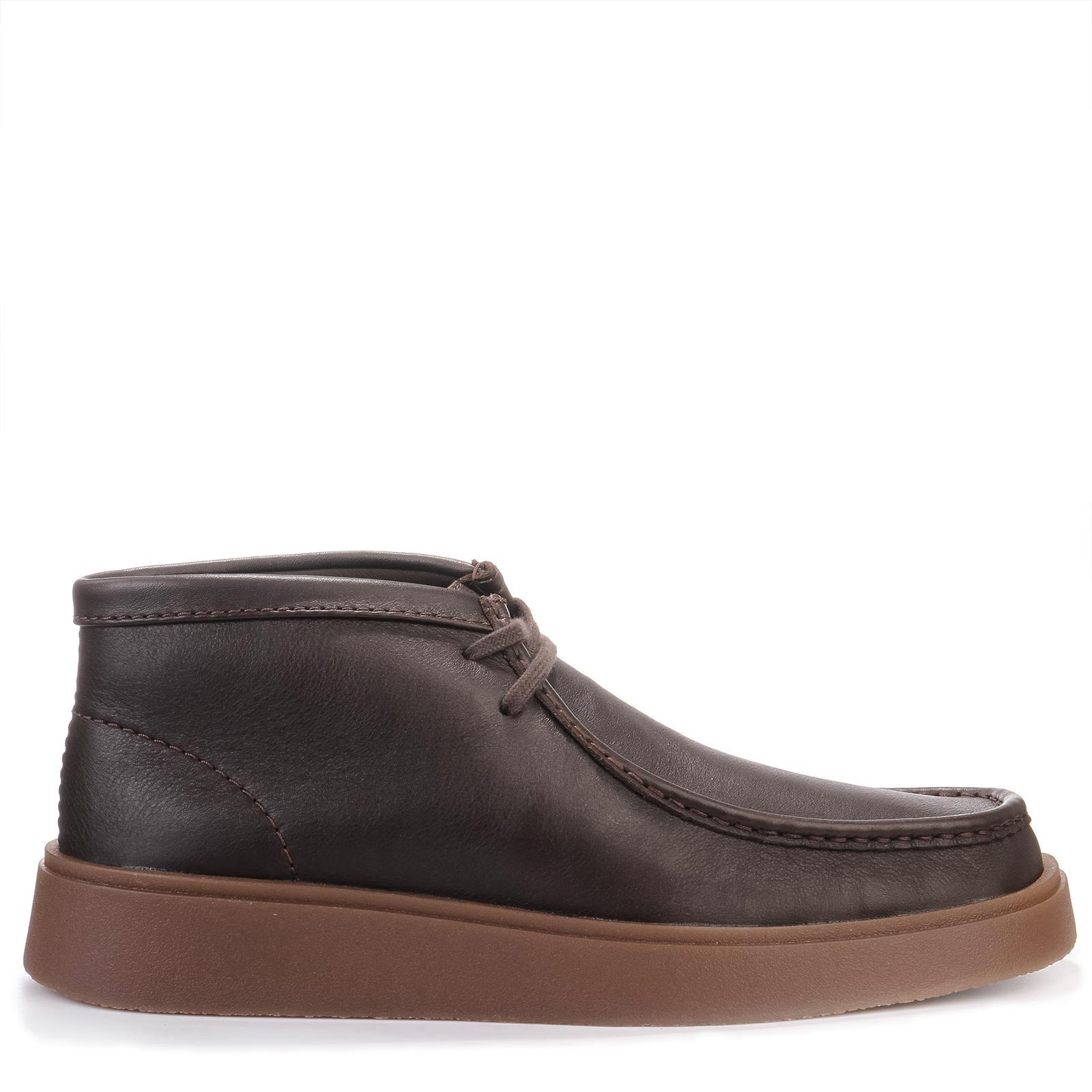 Torview Hi brown leather Clarks Originals