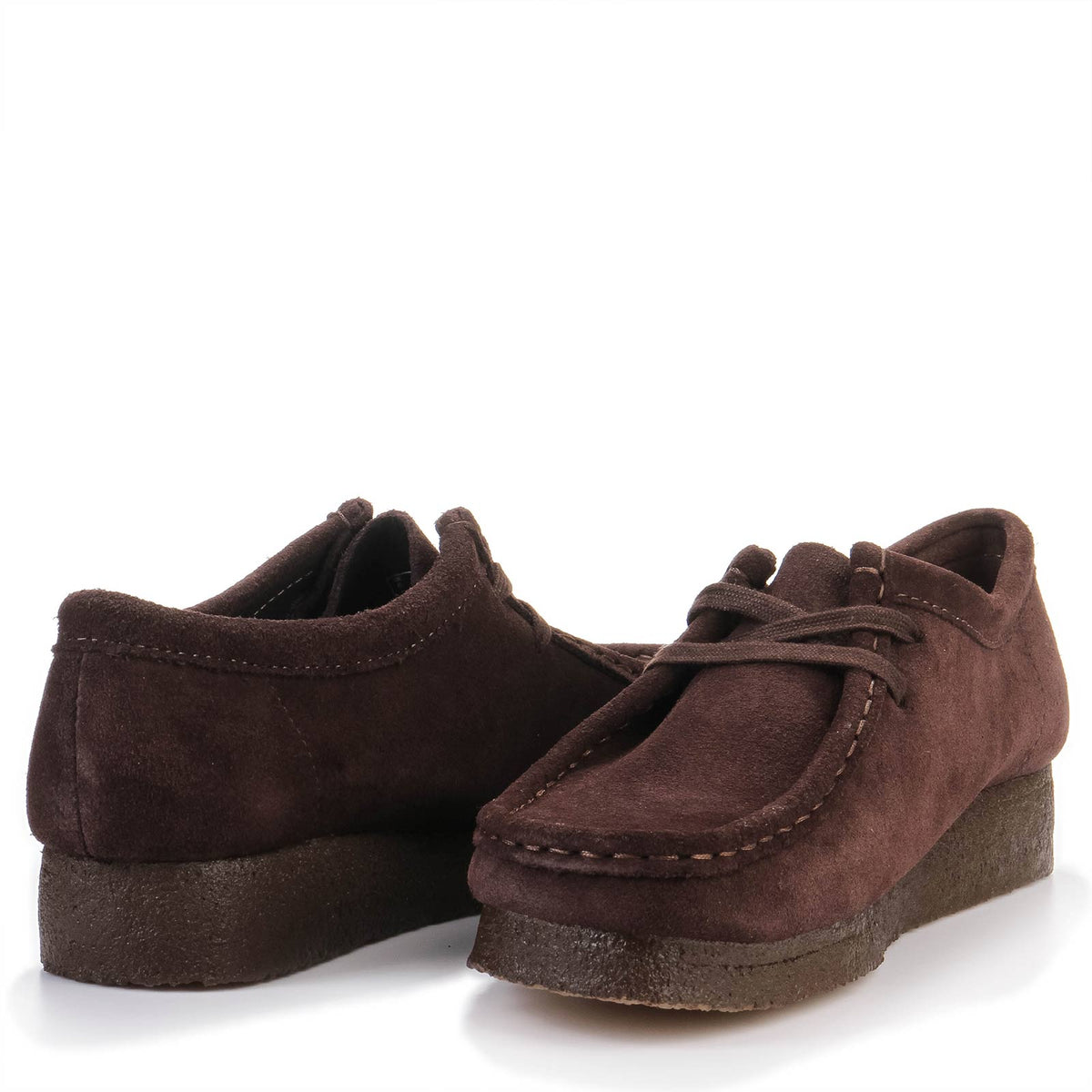Wallabee W chocolate suede