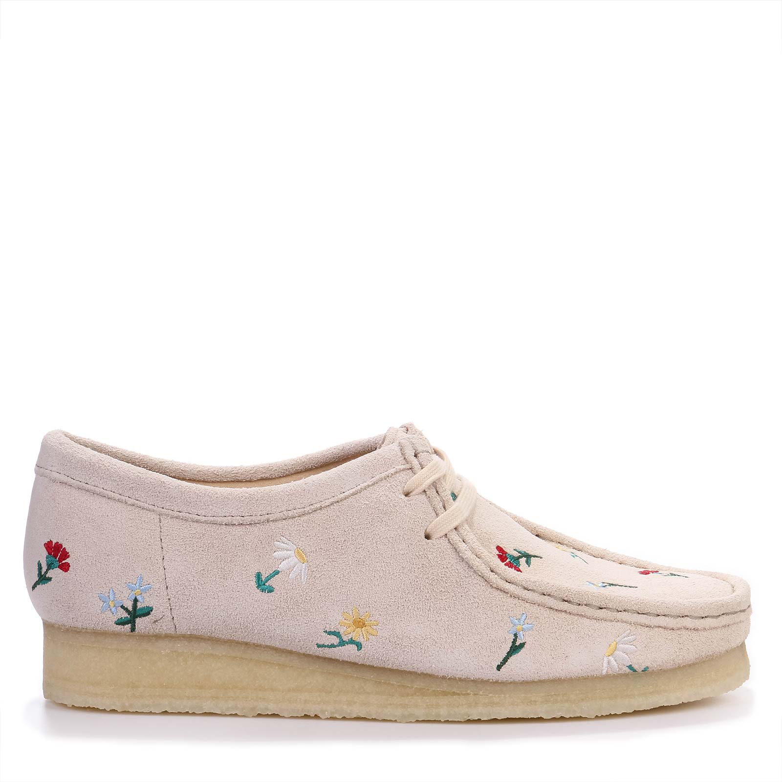 Wallabee taupe Embroidery