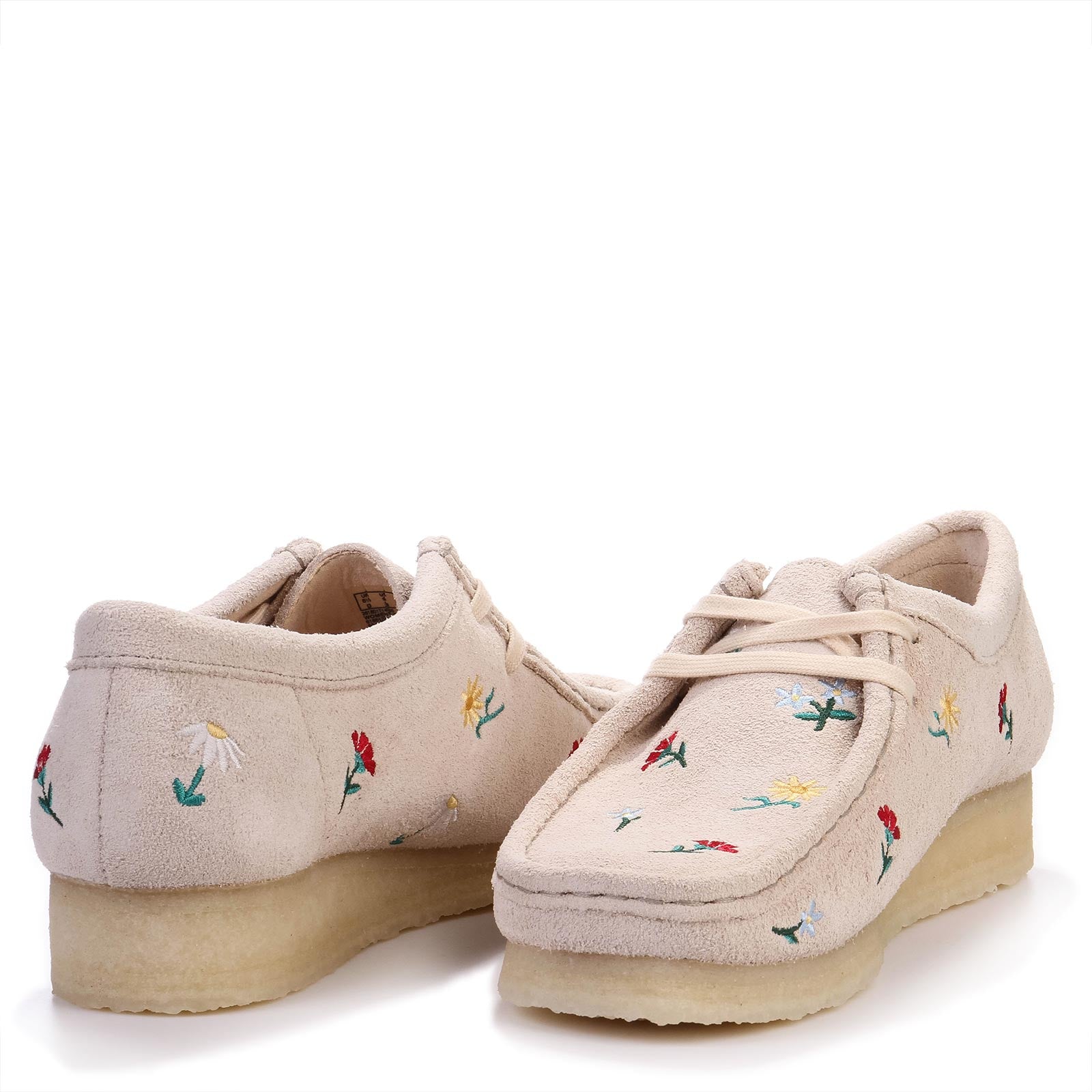 Wallabee taupe Embroidery