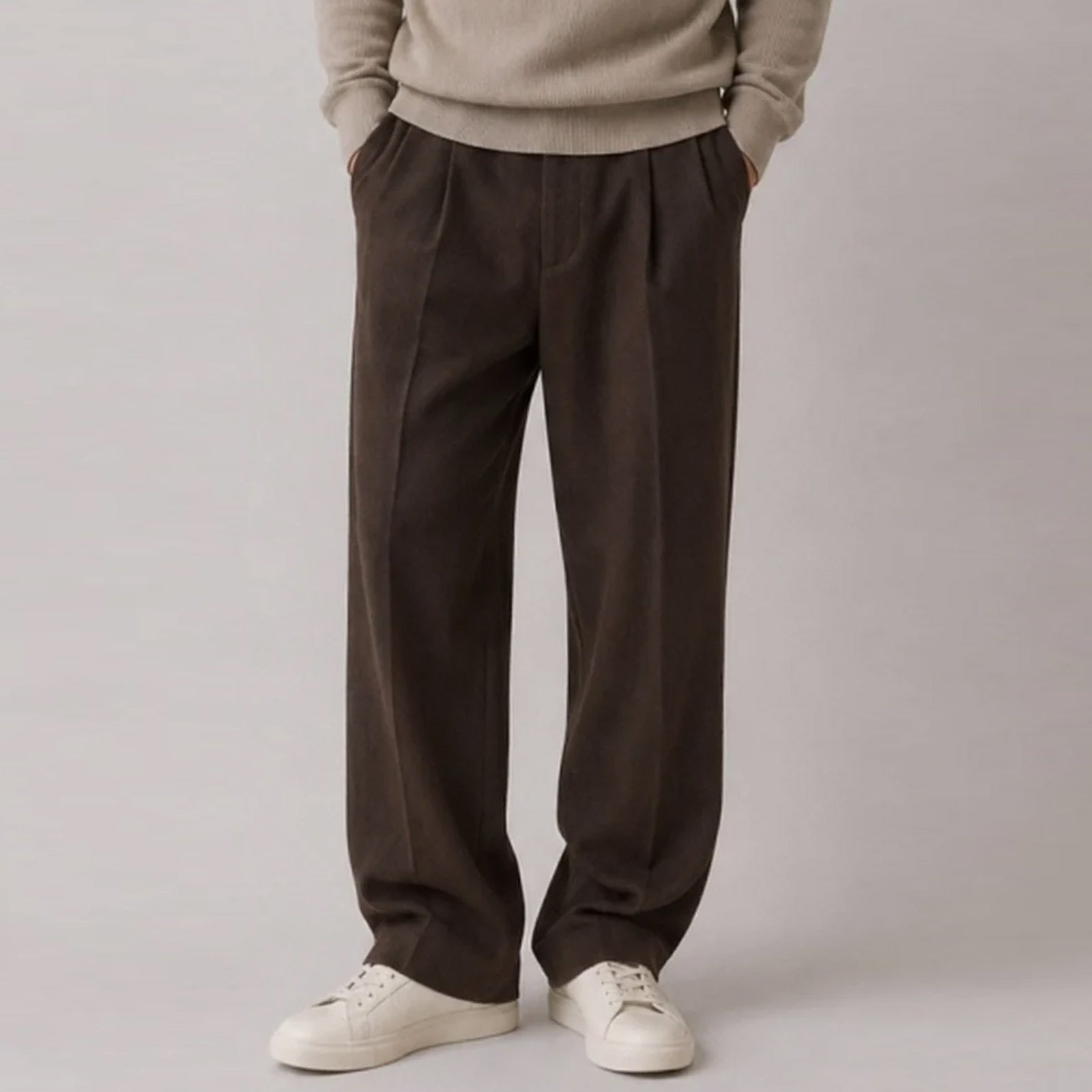 Florence Stretch Pants dark brown