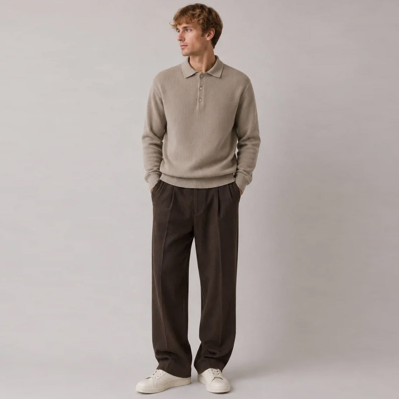 Florence Stretch Pants dark brown