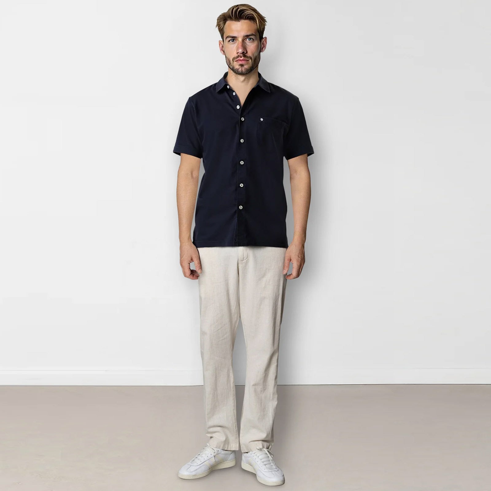 Bowling Bob SS Shirt navy
