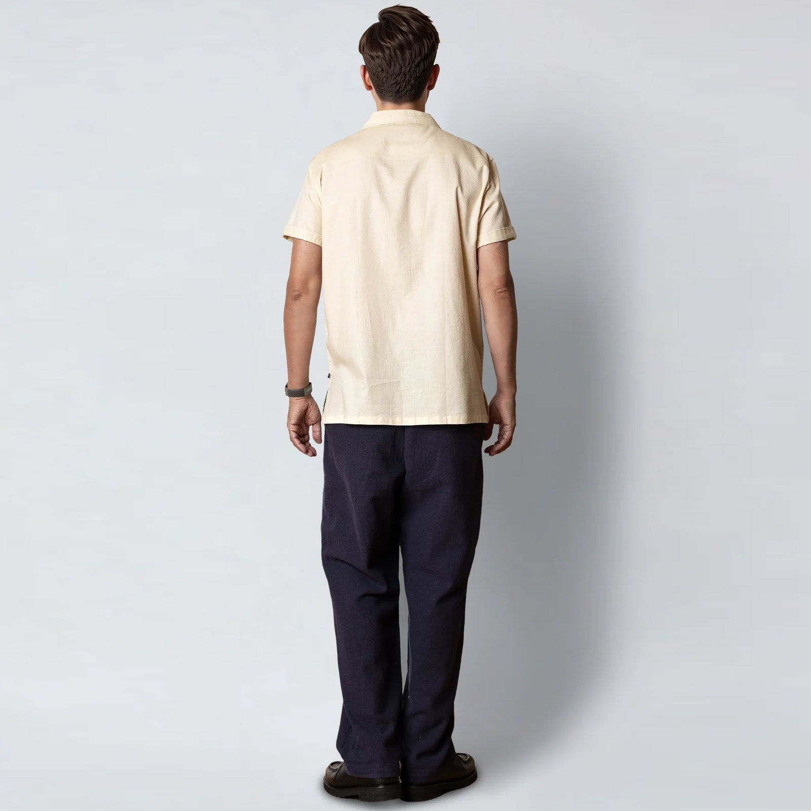 Bowling Feliz S/S Shirt ecru Clean Cut Copenhagen