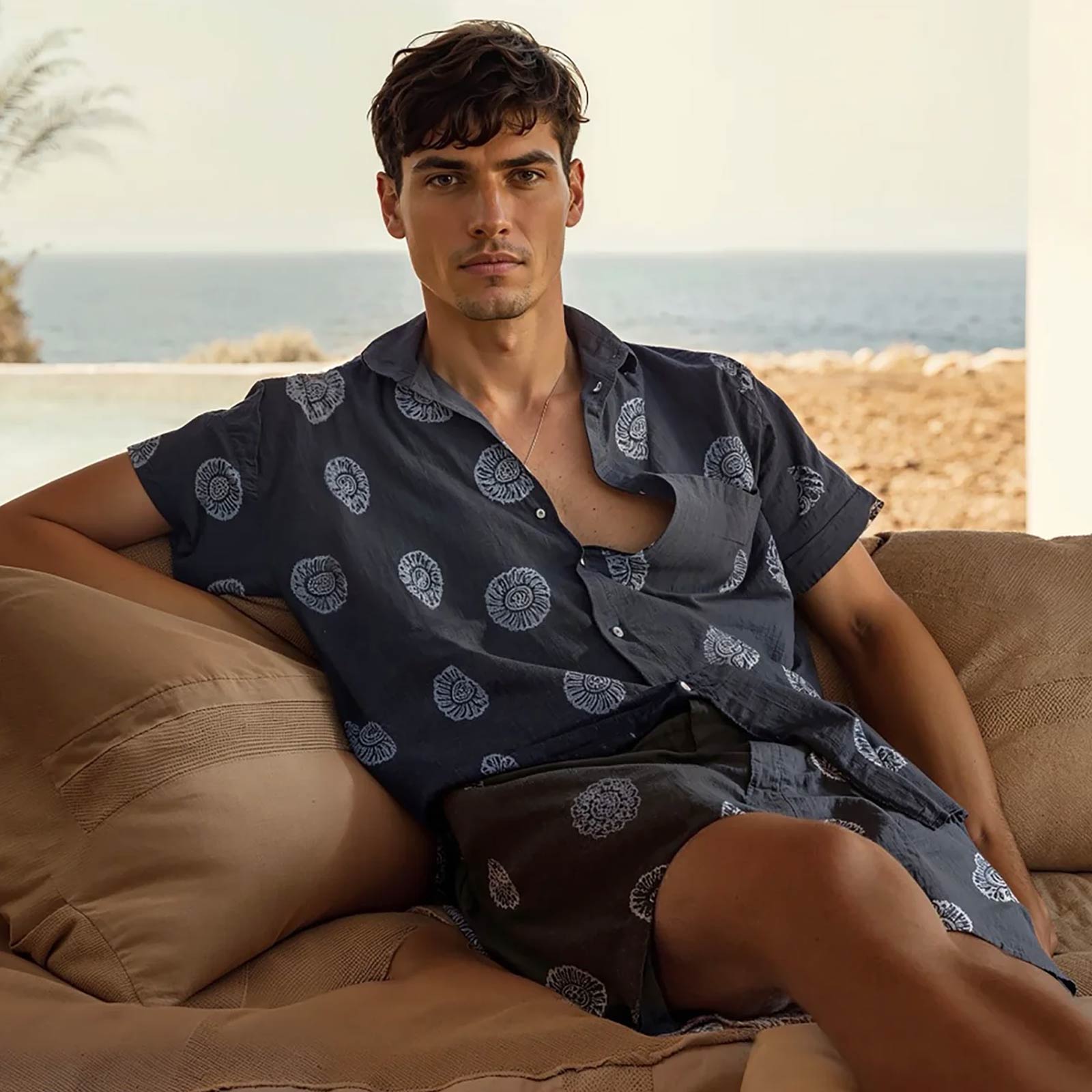 Bowling Miller SS Shirt navy