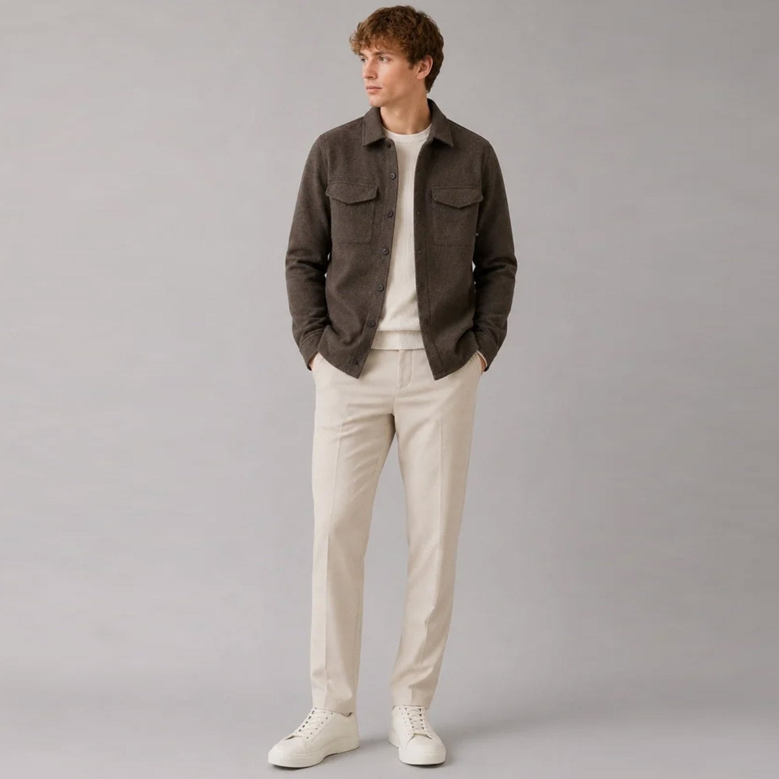 Ditlev Overshirt dark brown