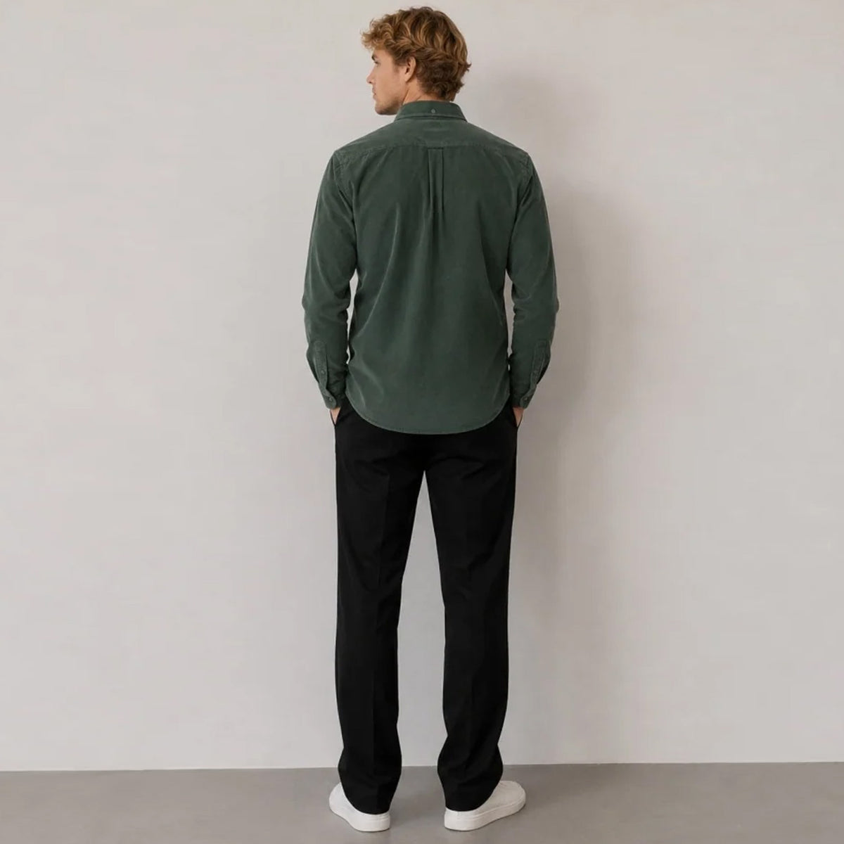 Eske Corduroy Shirt forest green