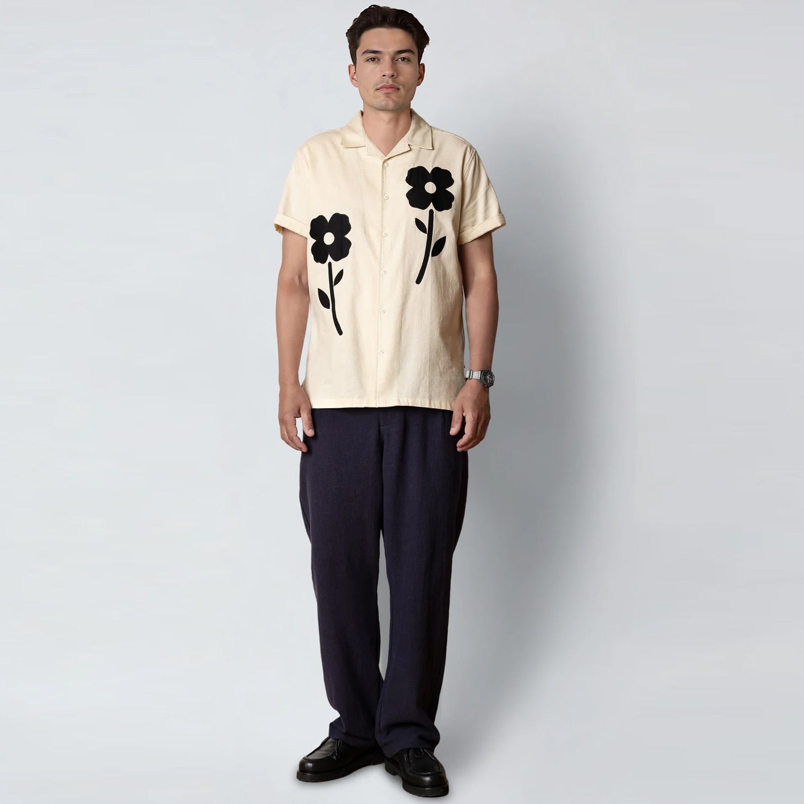 Florence Chester Pants navy Clean Cut Copenhagen