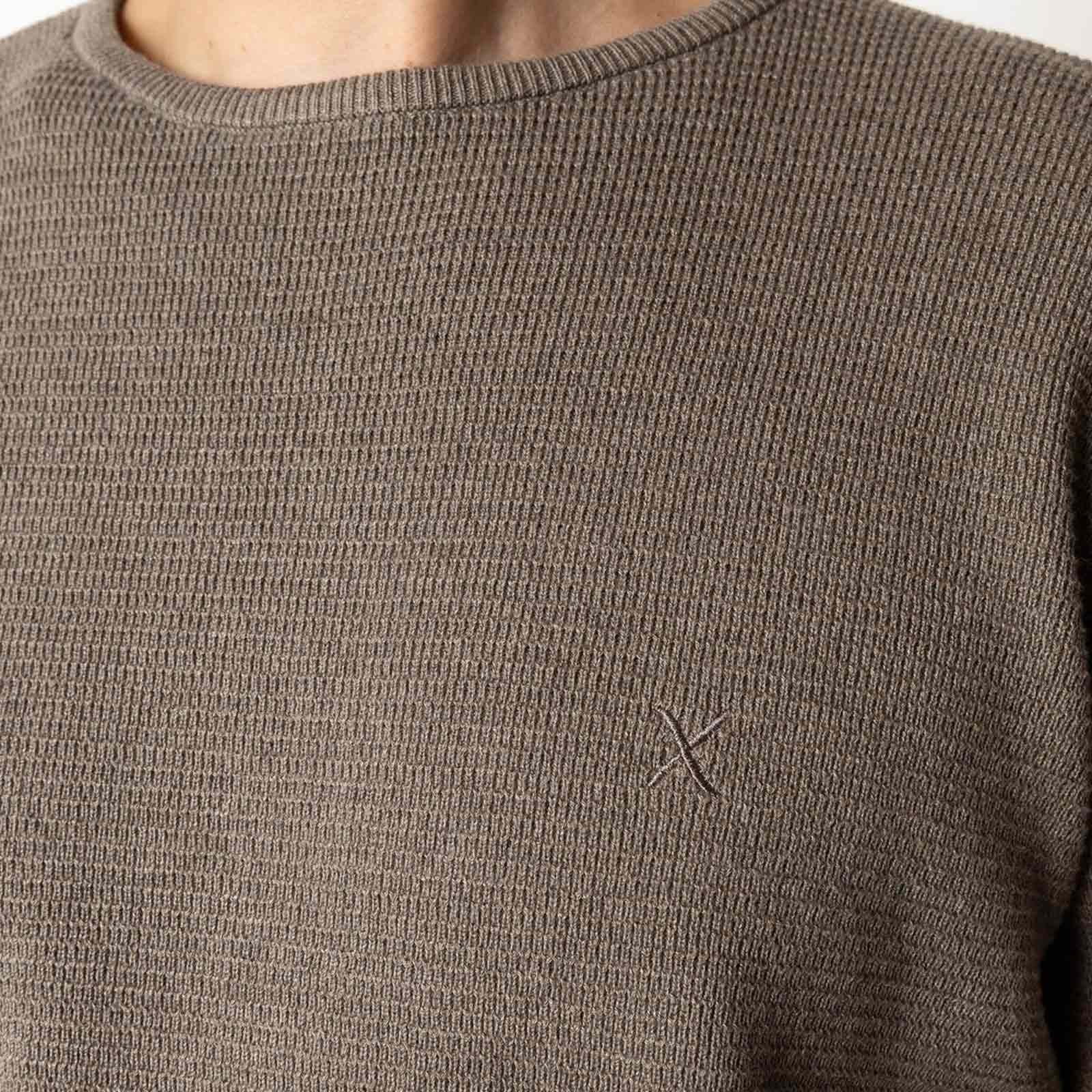 Oscar Knitted Jumper brindle melange Clean Cut Copenhagen