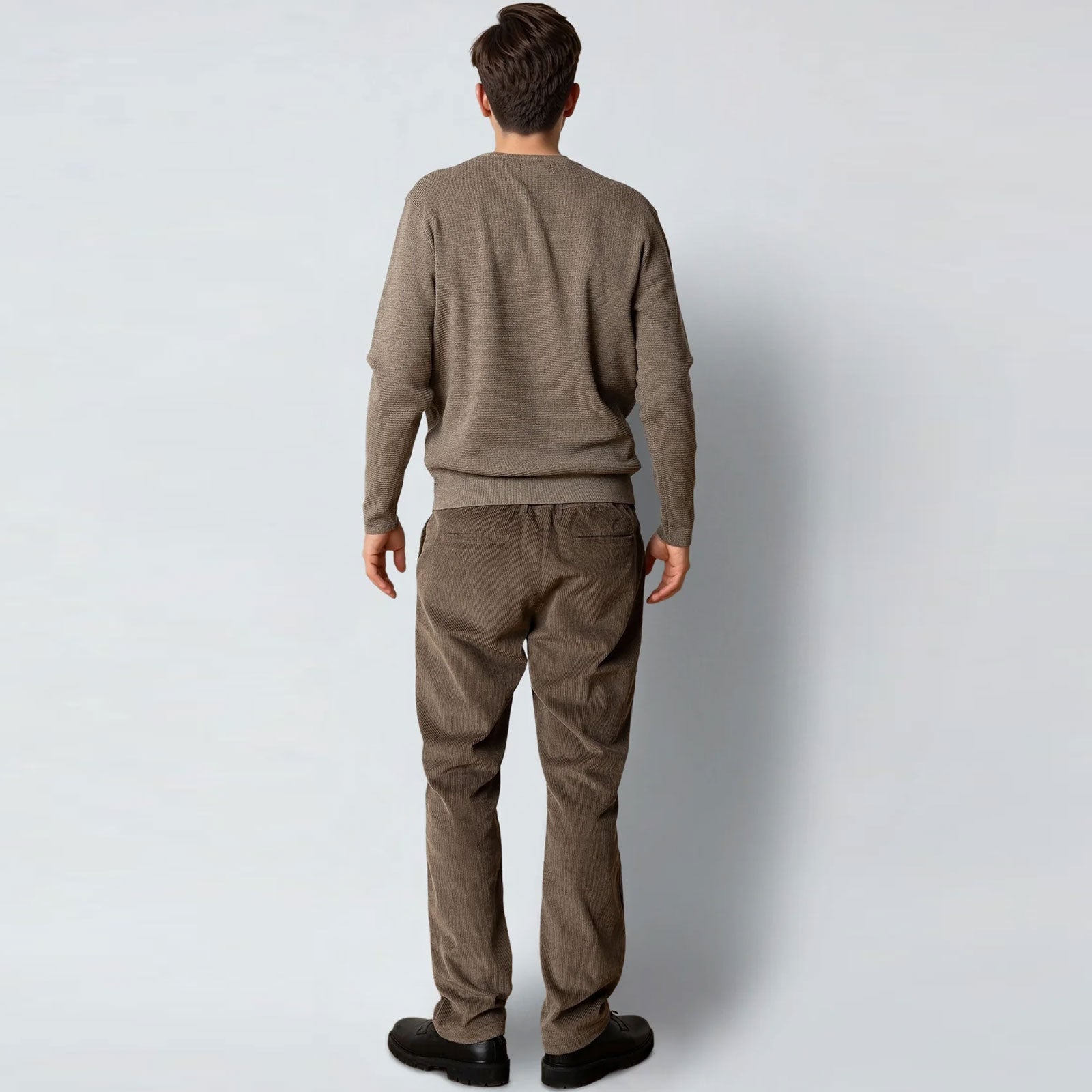 Oscar Knitted Jumper brindle melange Clean Cut Copenhagen